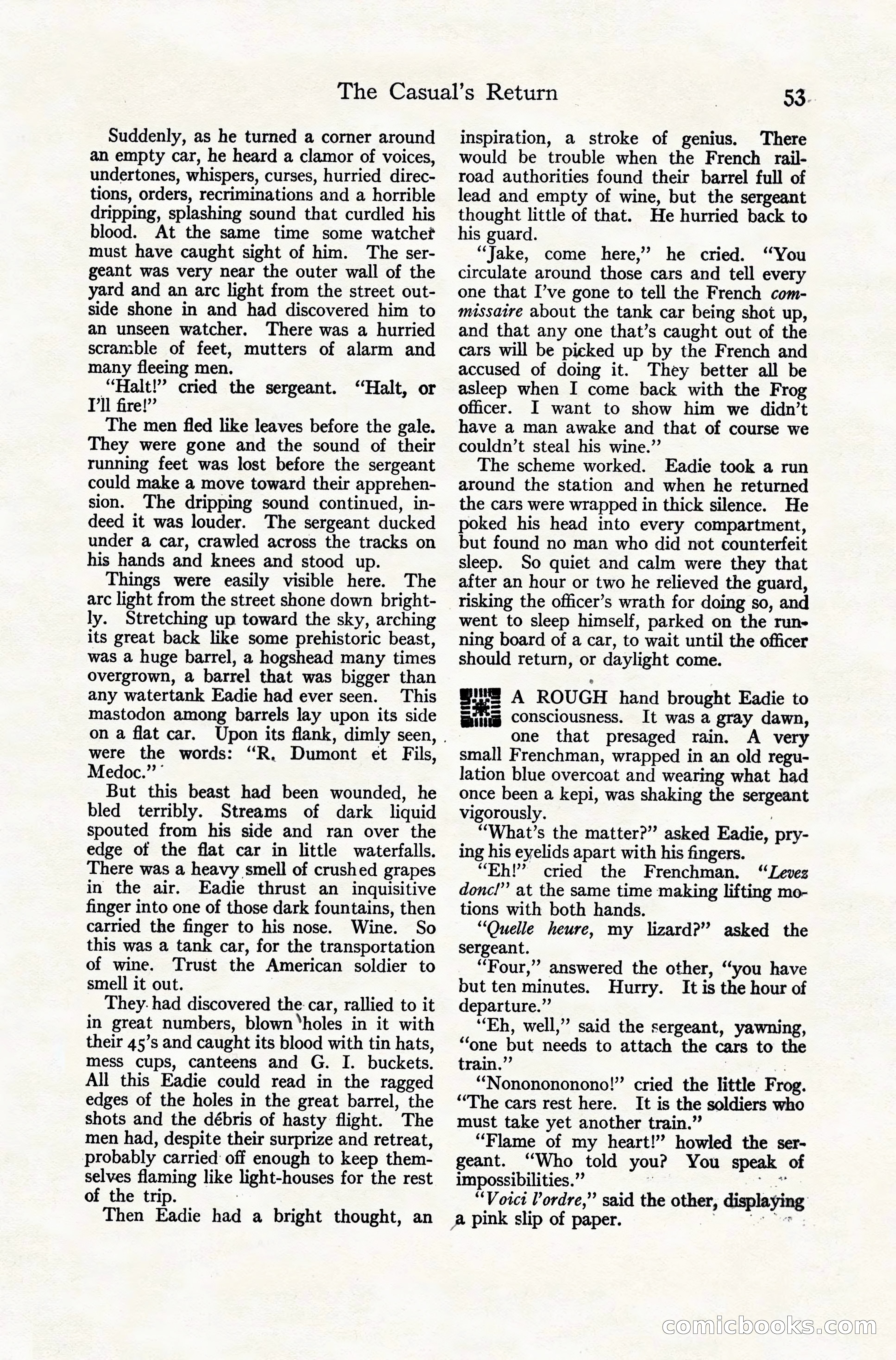 Adventure Magazine Cover, November 10, 1924 — page 55 of 194