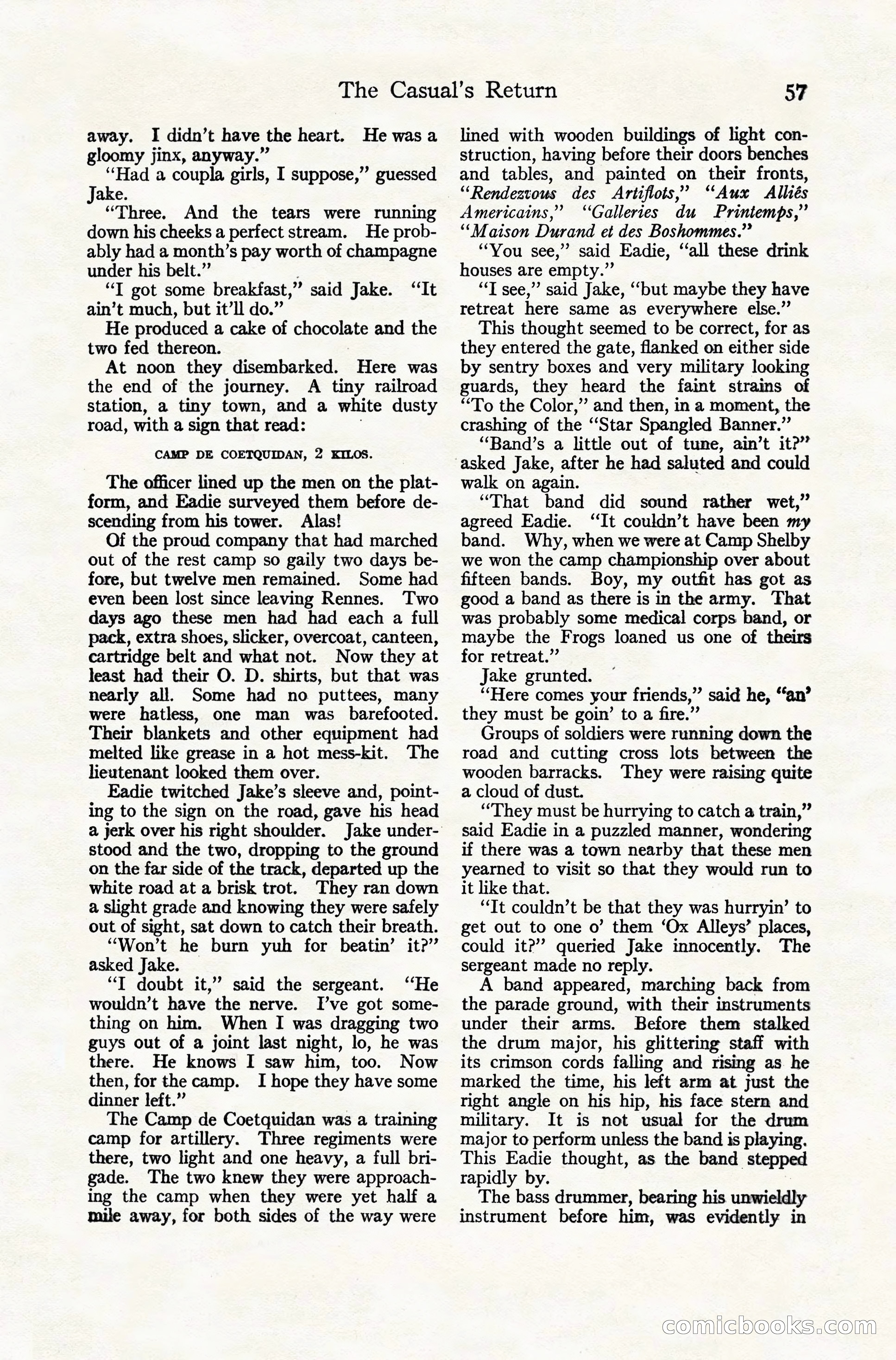 Adventure Magazine Cover, November 10, 1924 — page 59 of 194