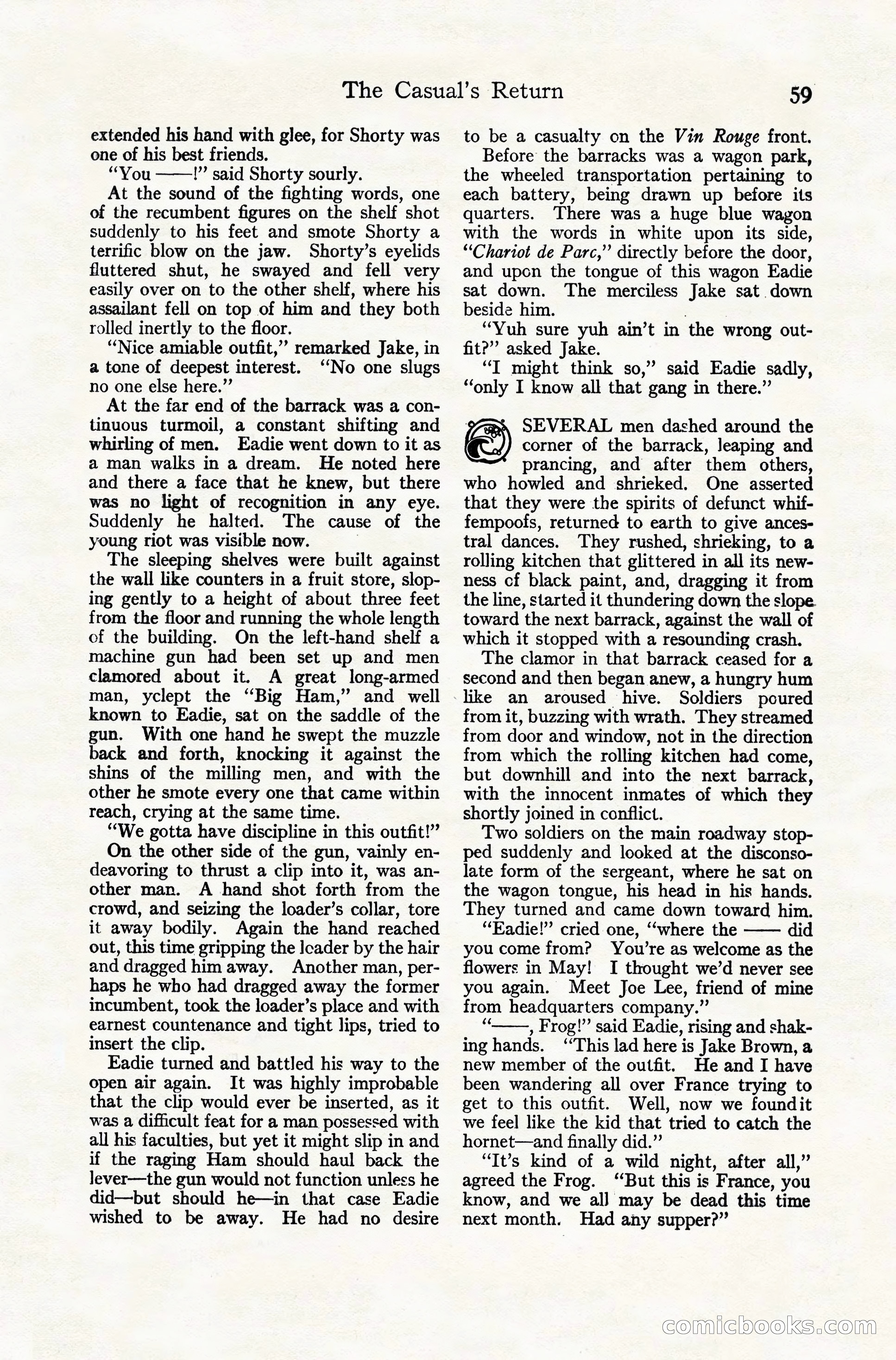 Adventure Magazine Cover, November 10, 1924 — page 61 of 194