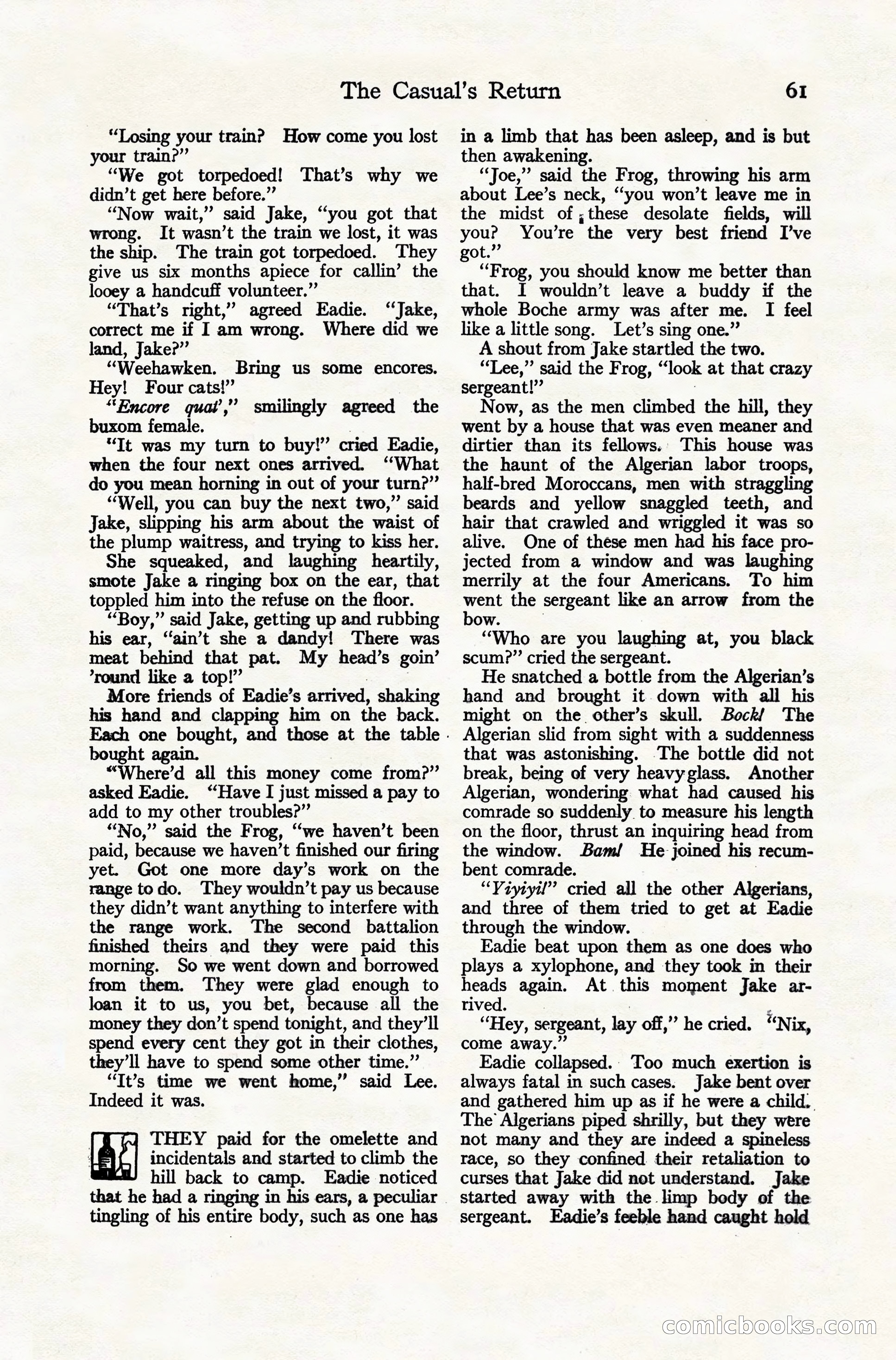 Adventure Magazine Cover, November 10, 1924 — page 63 of 194