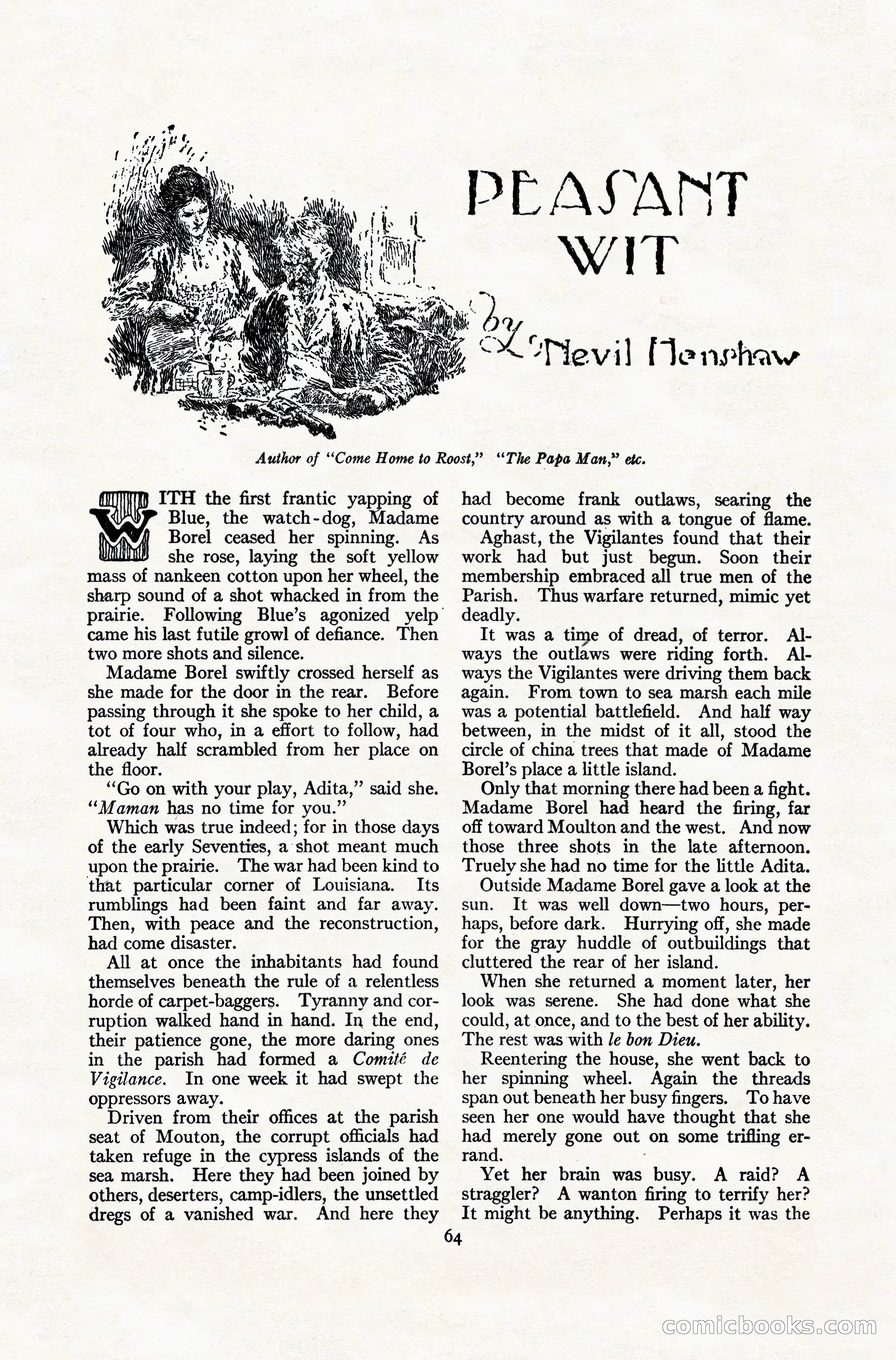 Adventure Magazine Cover, November 10, 1924 — page 66 of 194