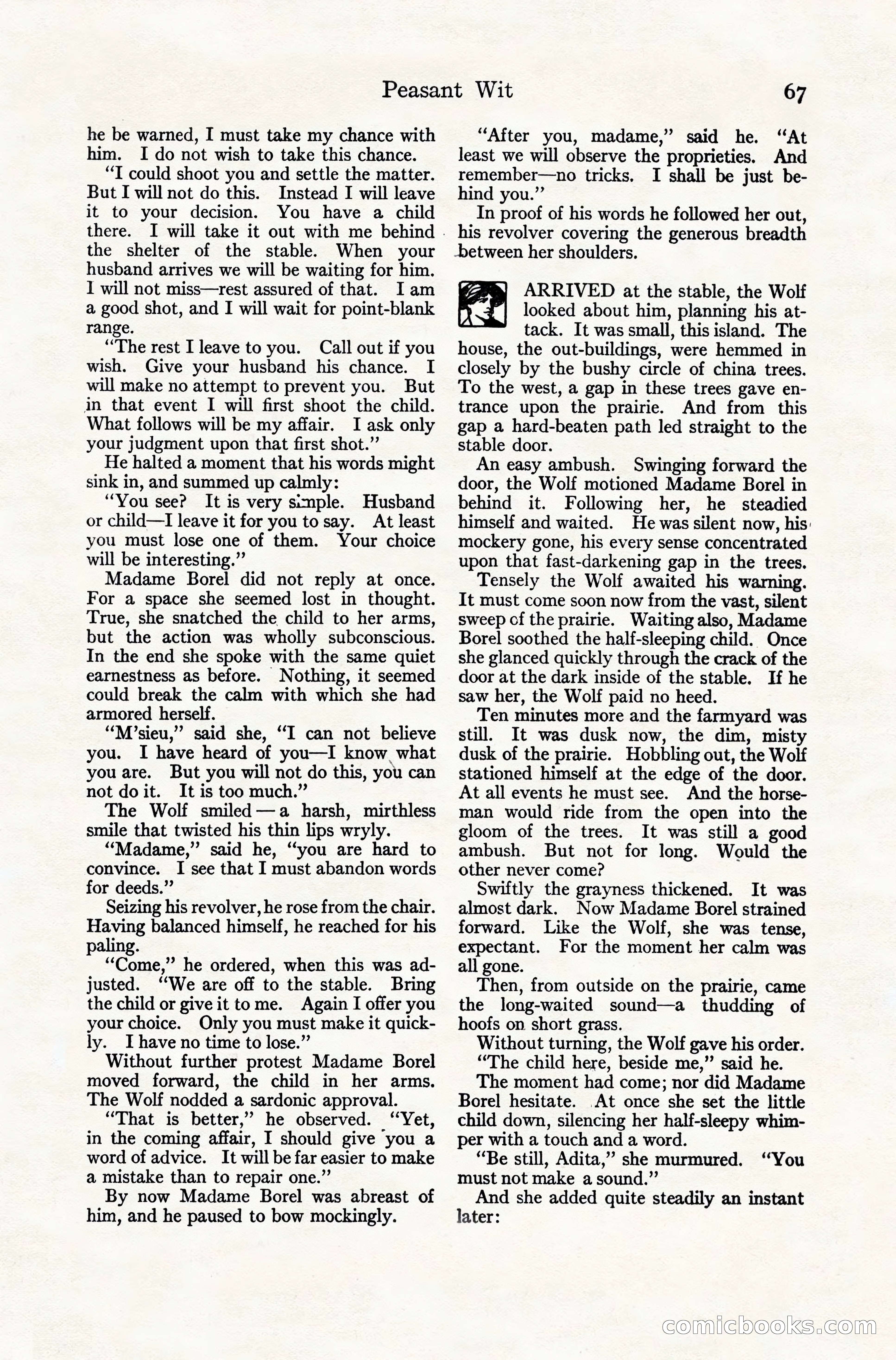 Adventure Magazine Cover, November 10, 1924 — page 69 of 194