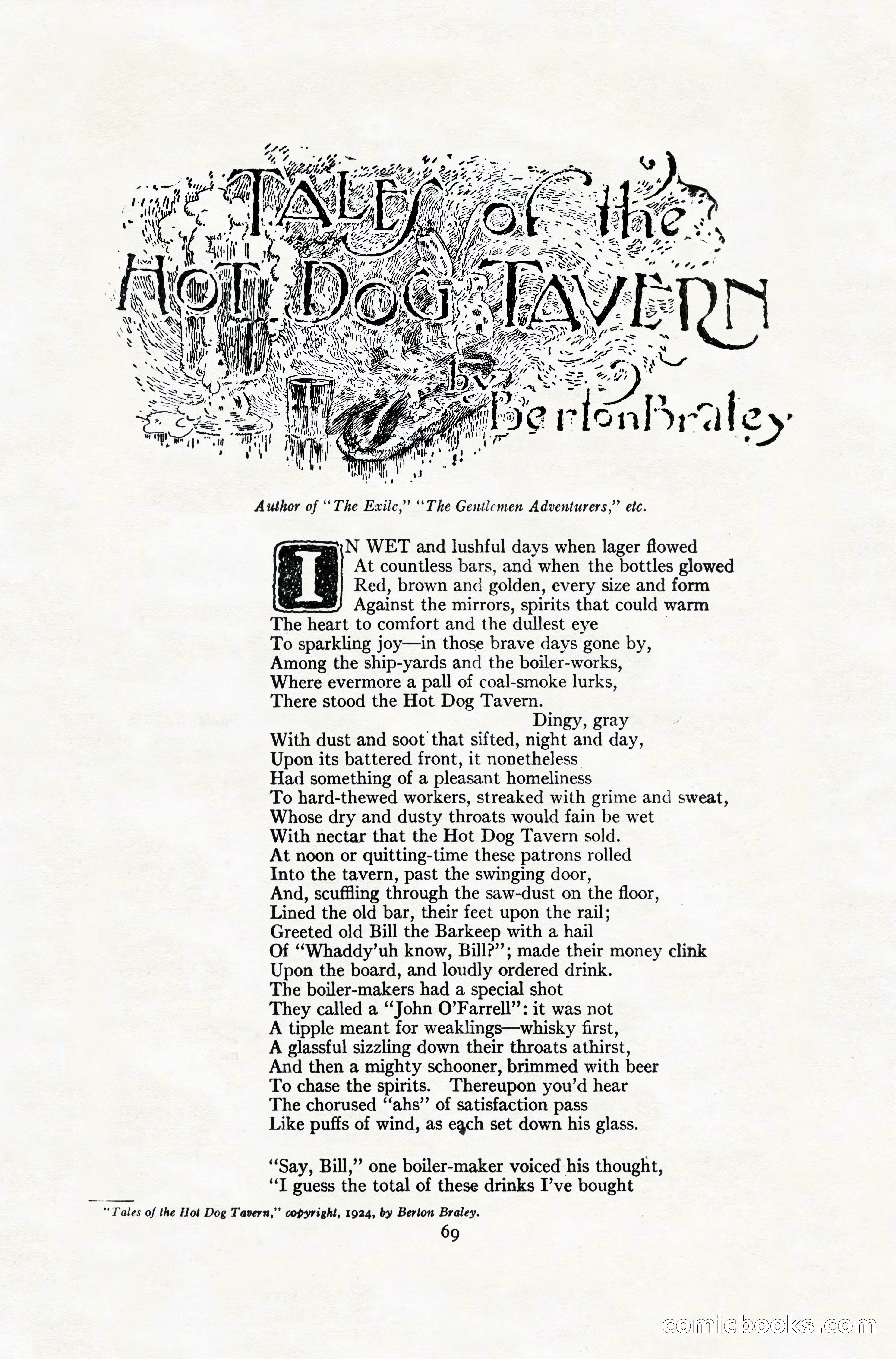 Adventure Magazine Cover, November 10, 1924 — page 71 of 194