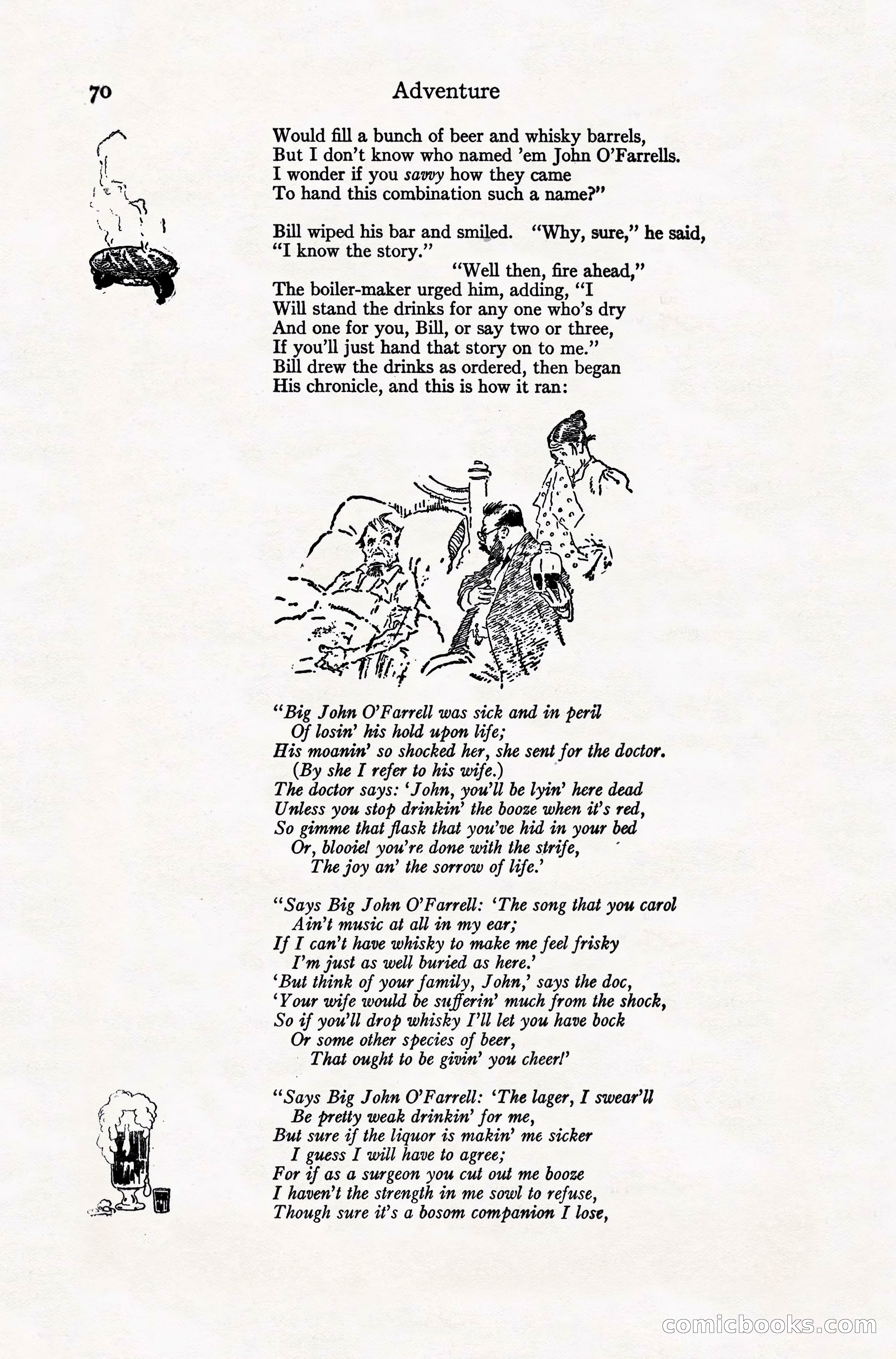 Adventure Magazine Cover, November 10, 1924 — page 72 of 194