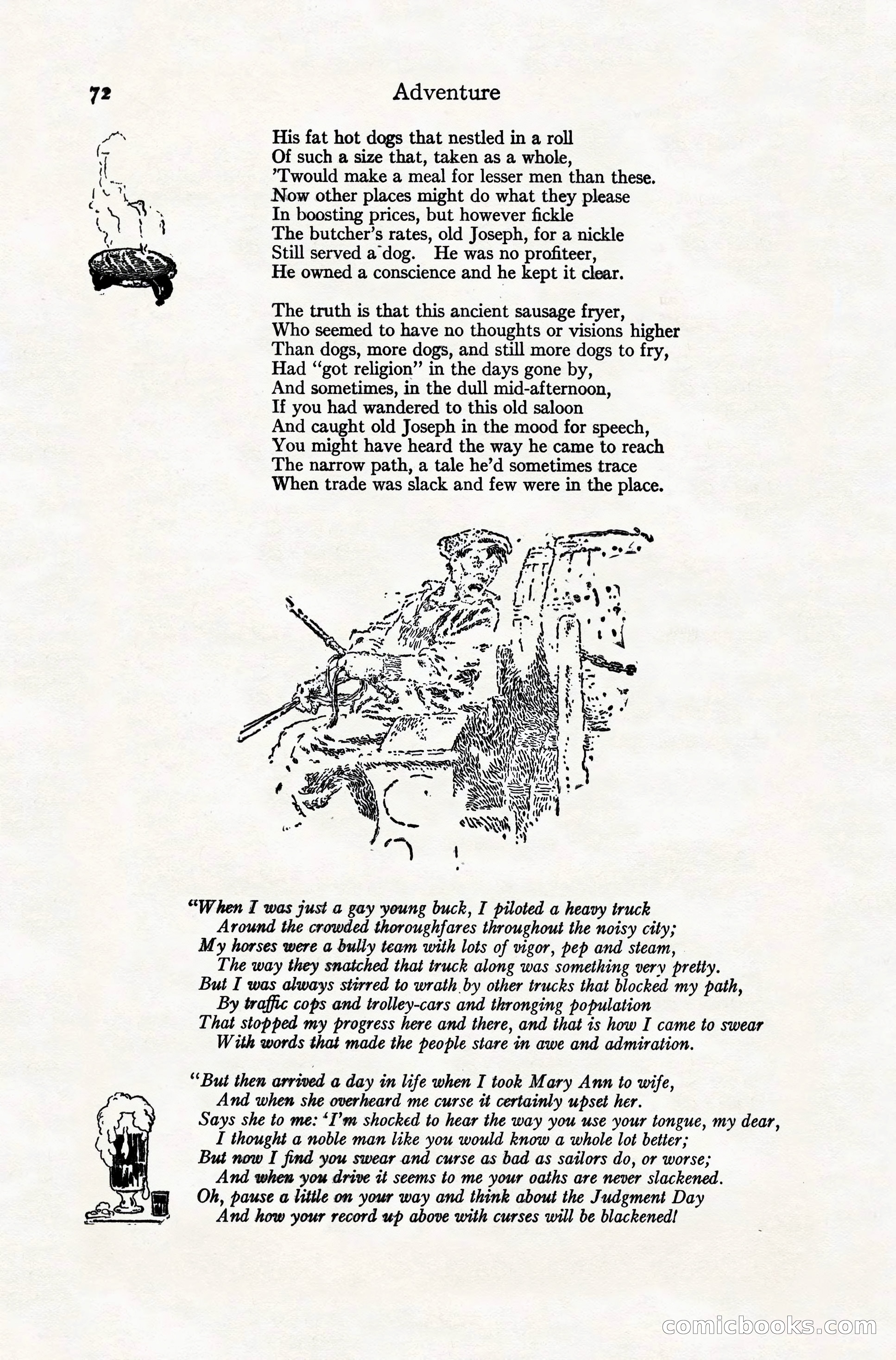 Adventure Magazine Cover, November 10, 1924 — page 74 of 194