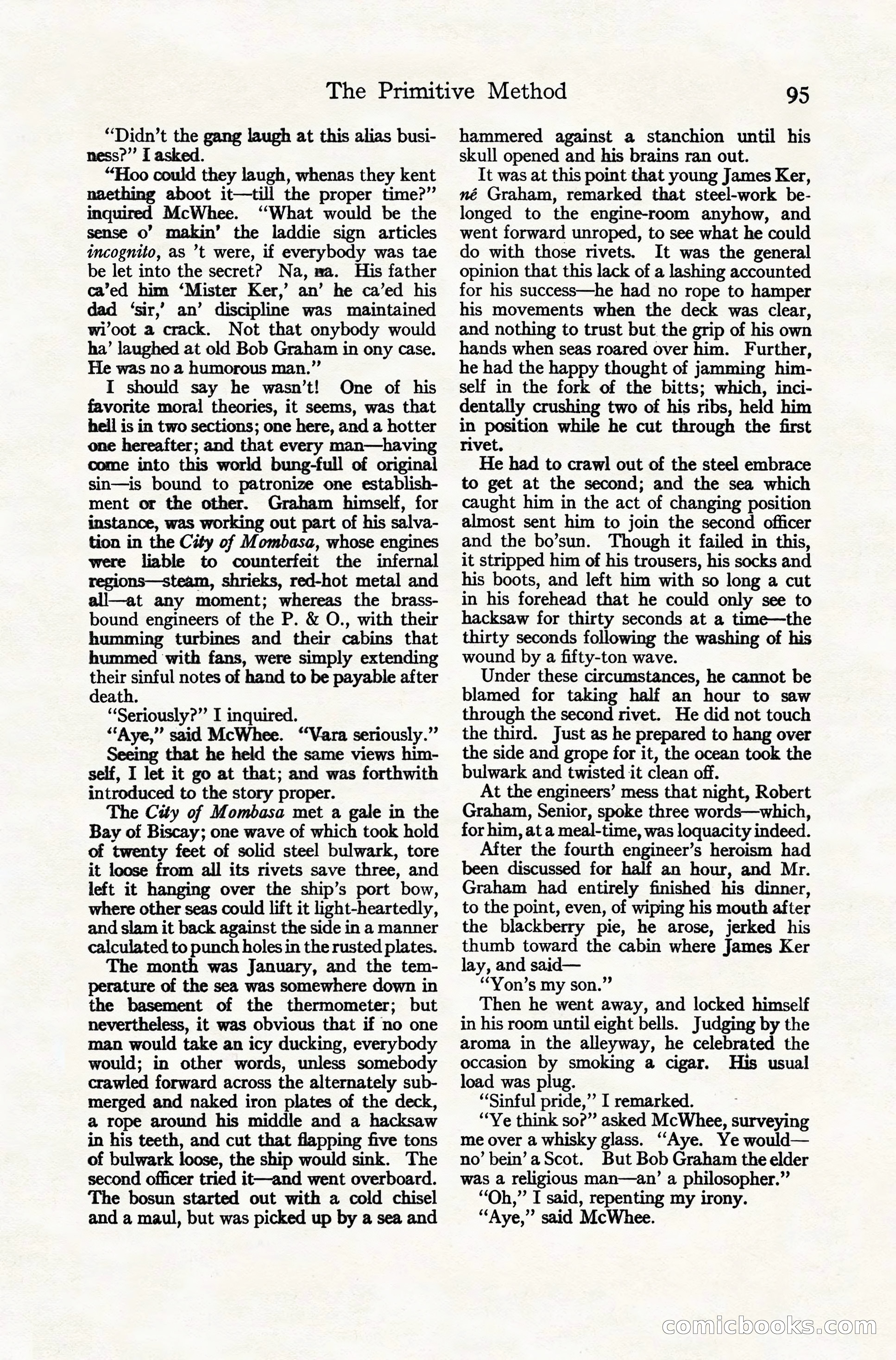 Adventure Magazine Cover, November 10, 1924 — page 97 of 194