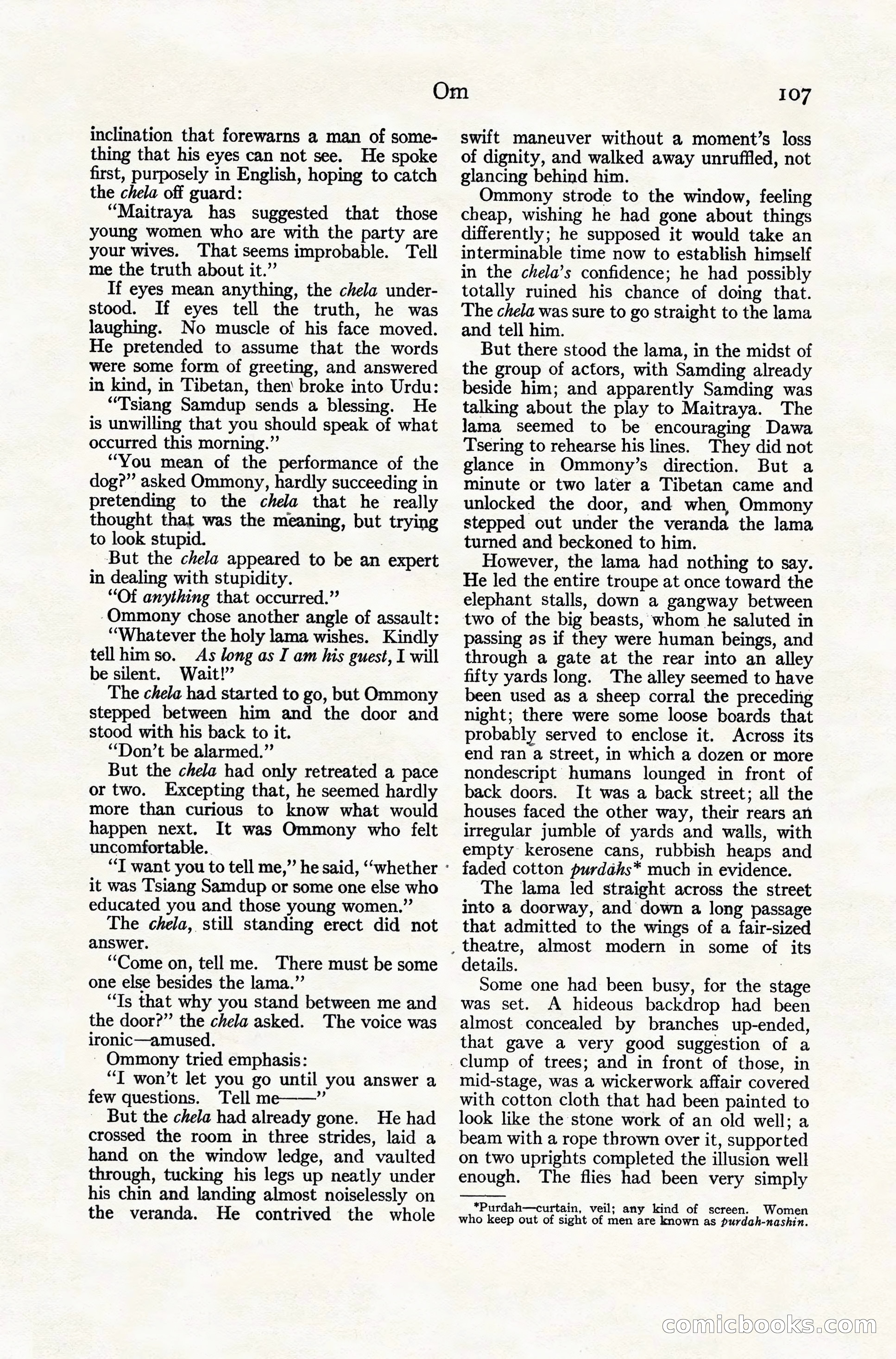 Adventure Magazine Cover, November 10, 1924 — page 109 of 194
