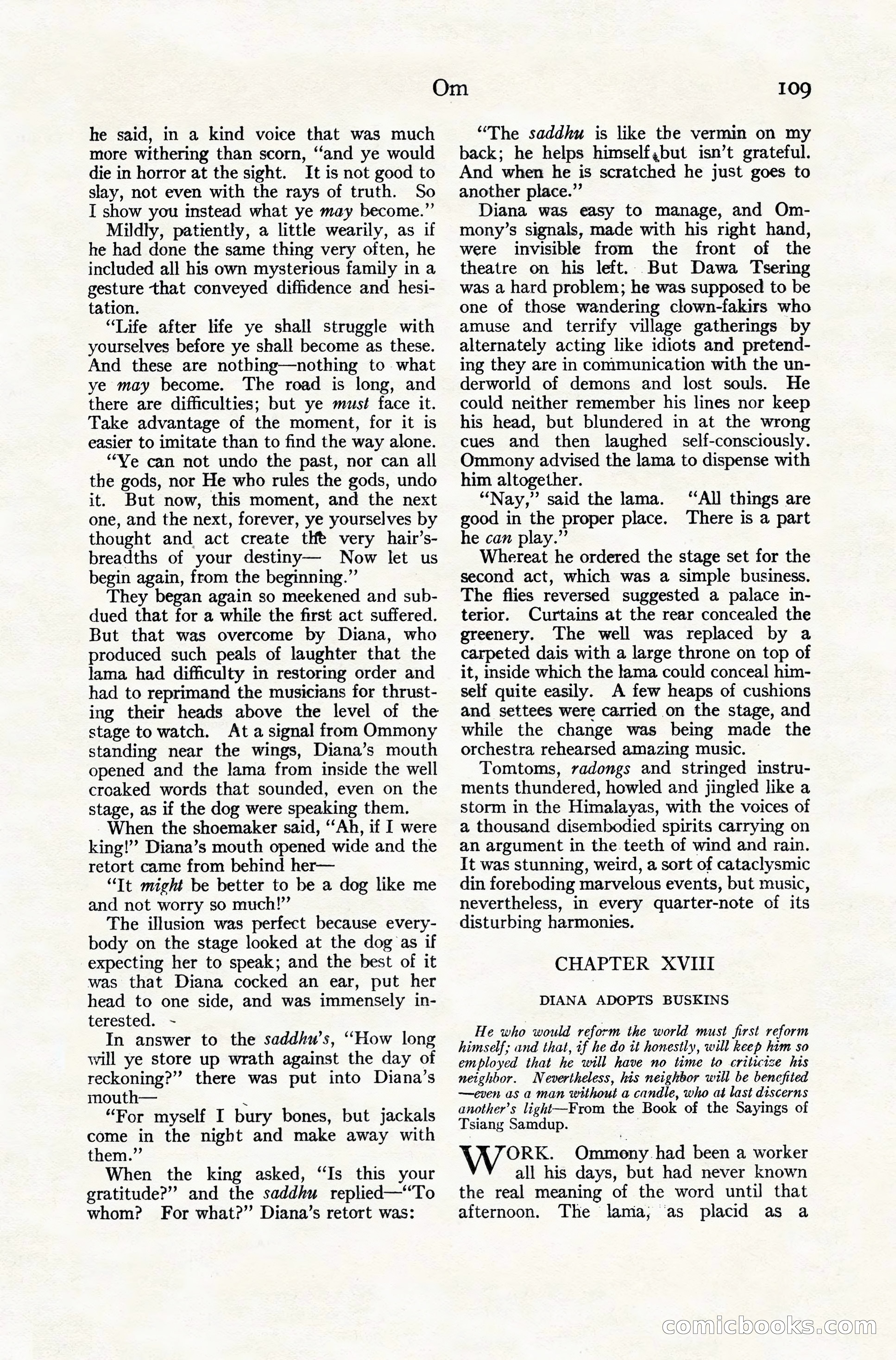 Adventure Magazine Cover, November 10, 1924 — page 111 of 194
