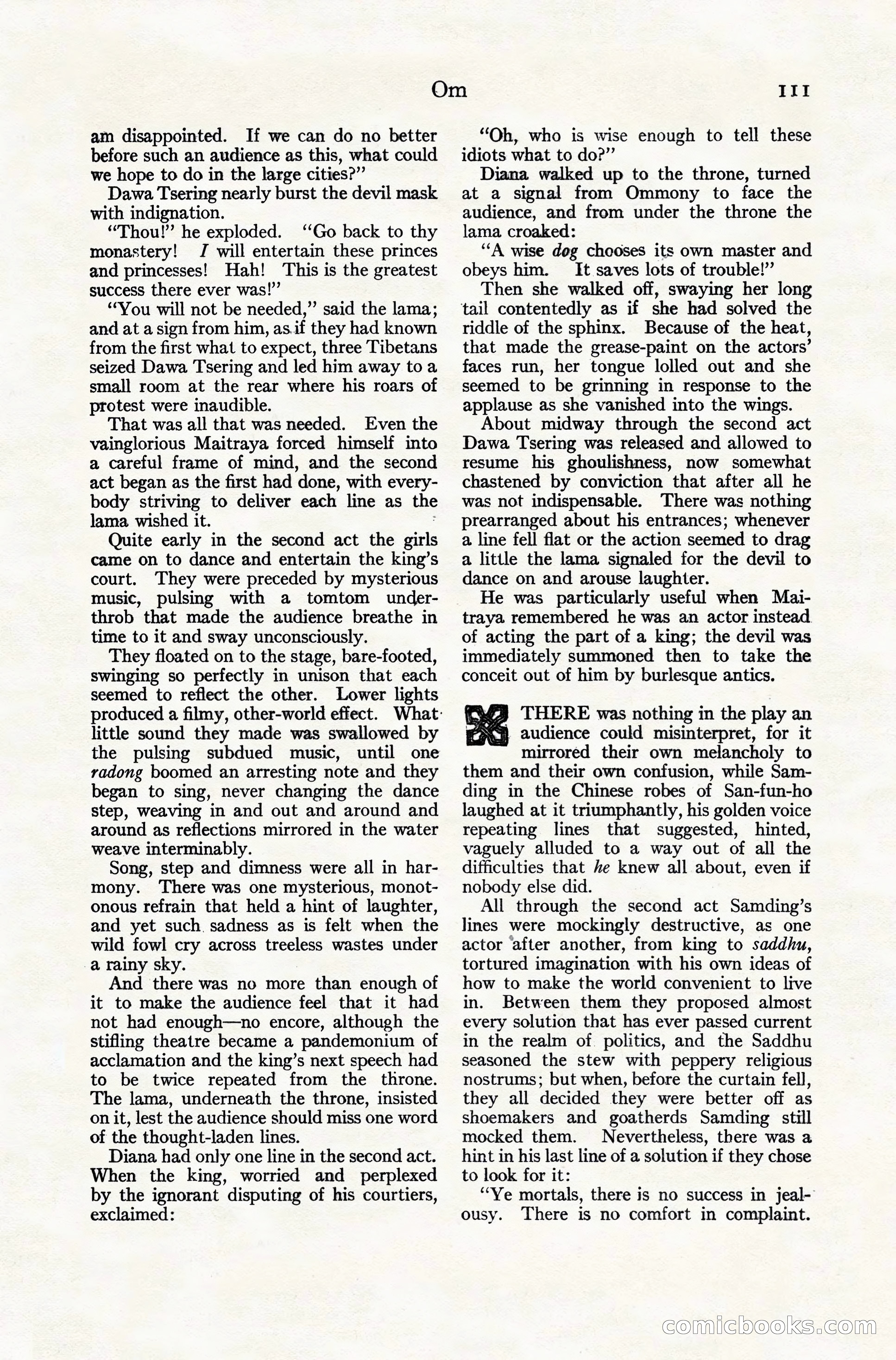 Adventure Magazine Cover, November 10, 1924 — page 113 of 194