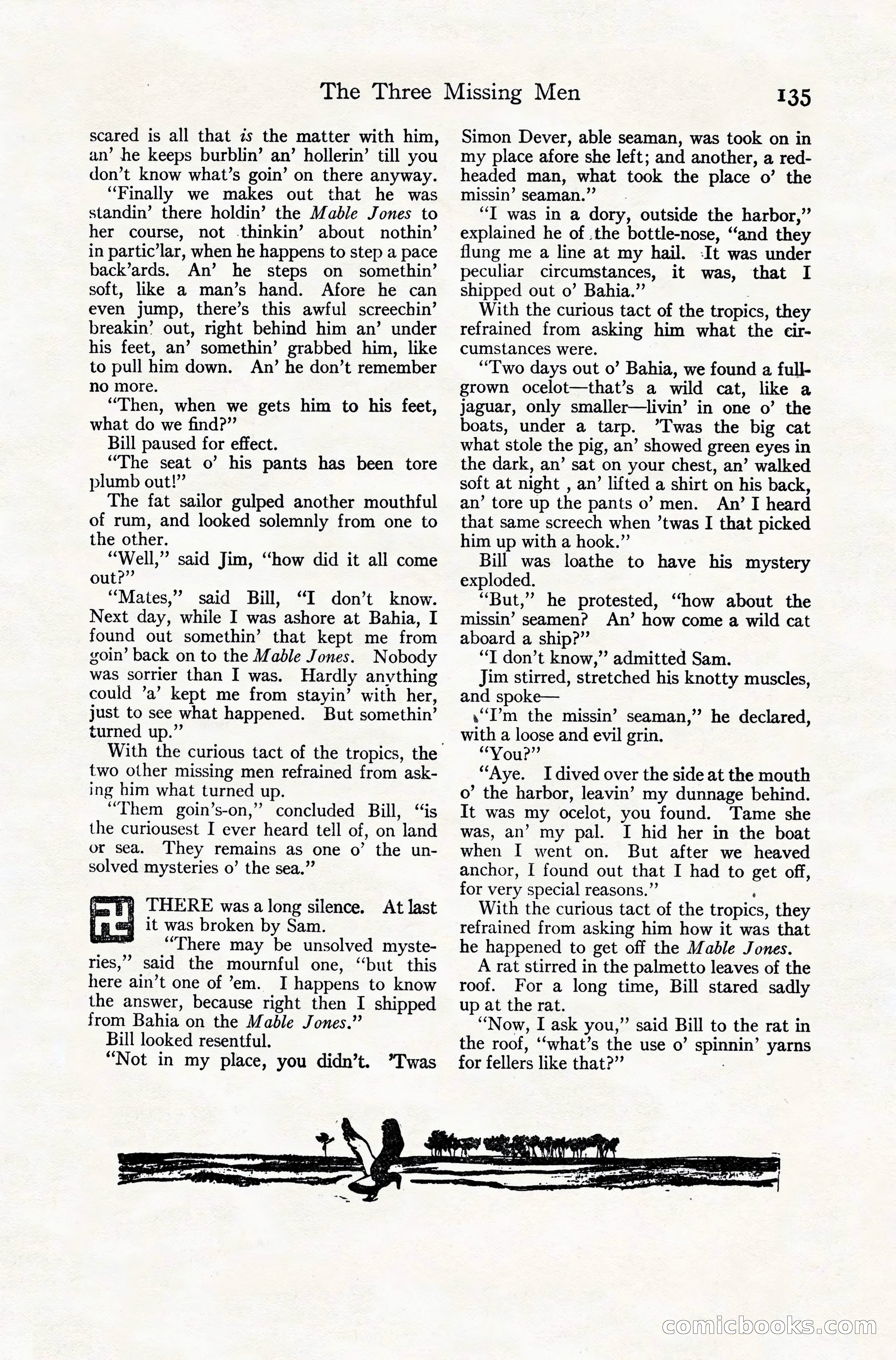 Adventure Magazine Cover, November 10, 1924 — page 137 of 194