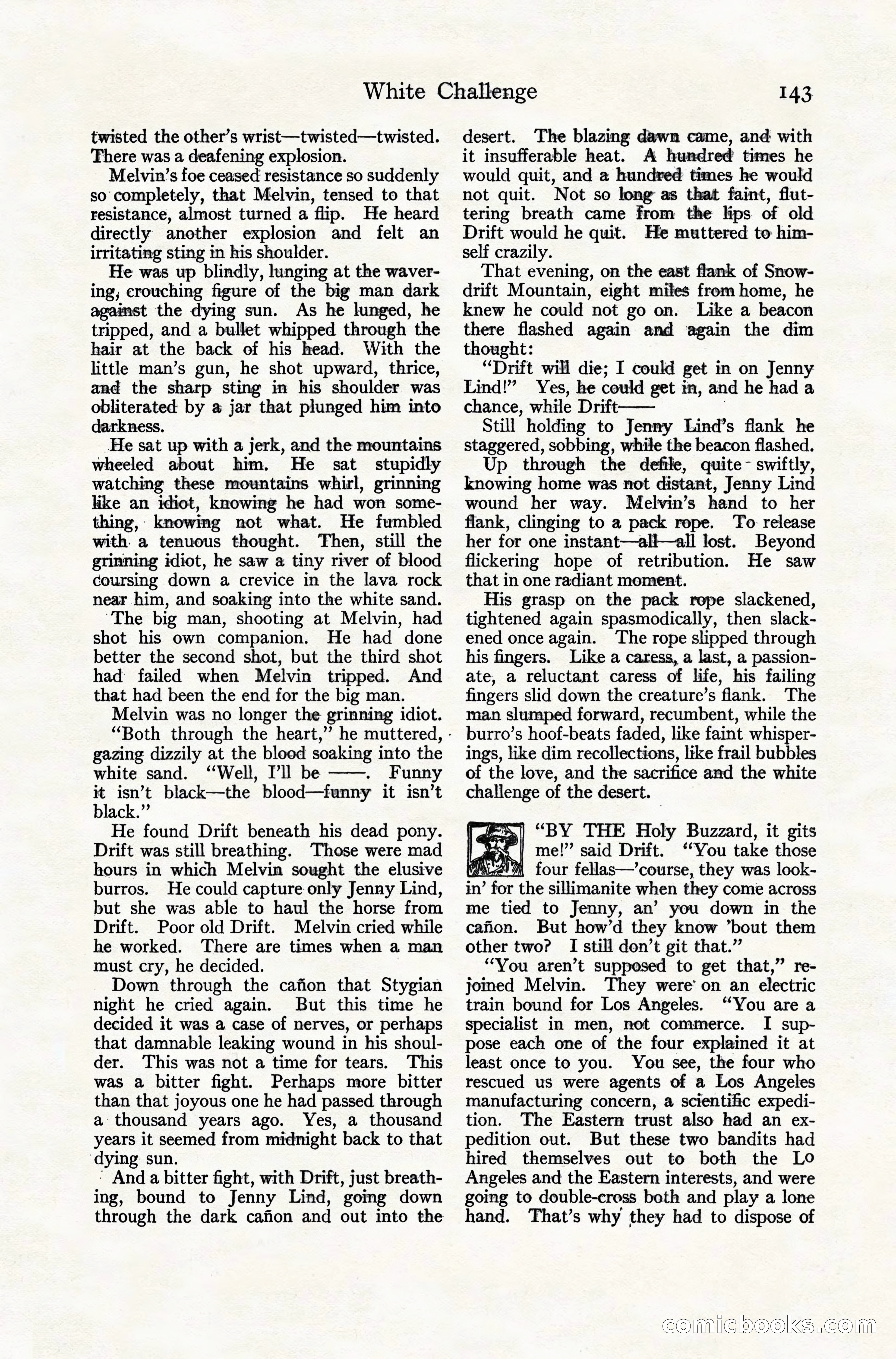 Adventure Magazine Cover, November 10, 1924 — page 145 of 194
