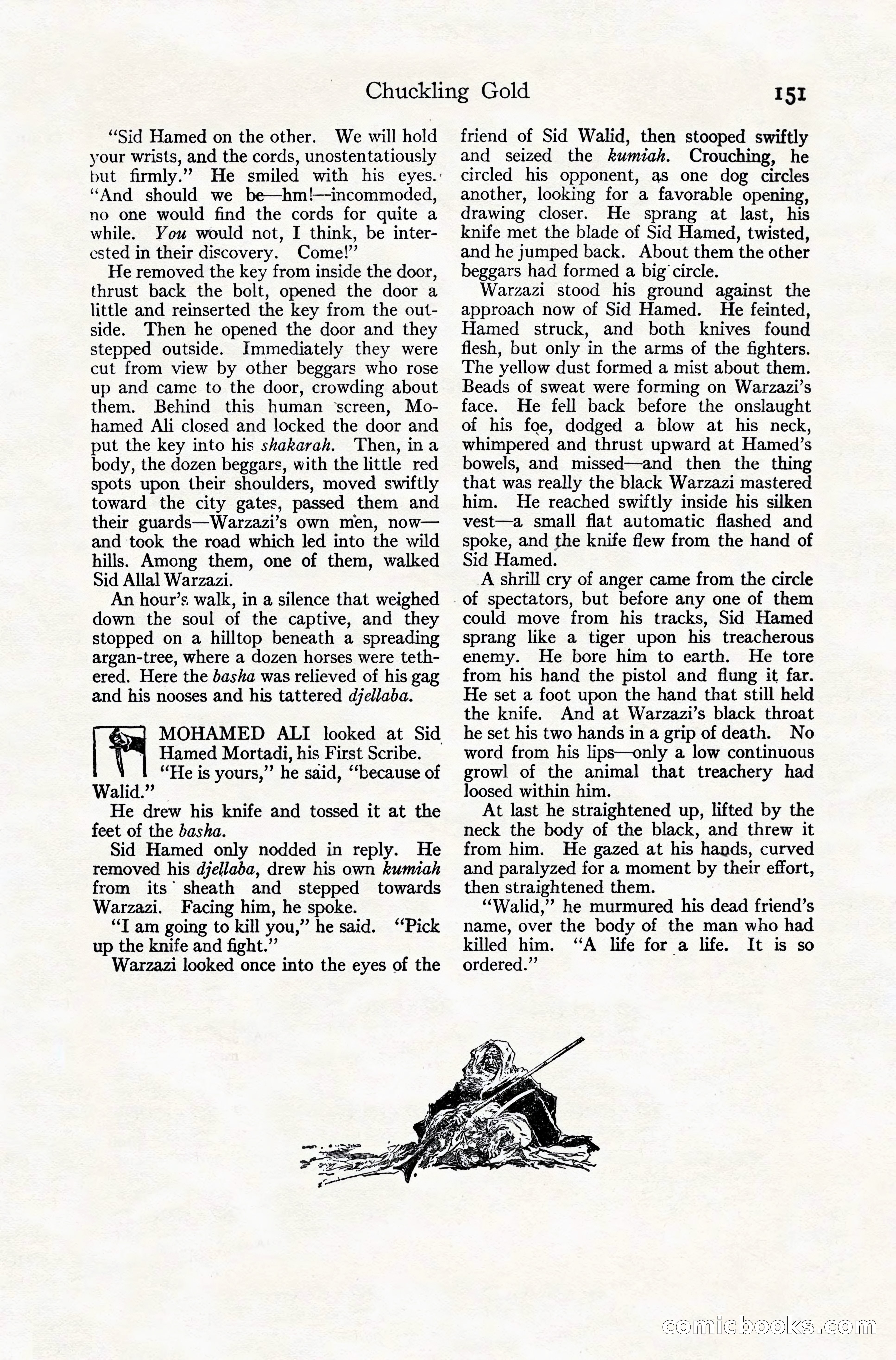 Adventure Magazine Cover, November 10, 1924 — page 153 of 194