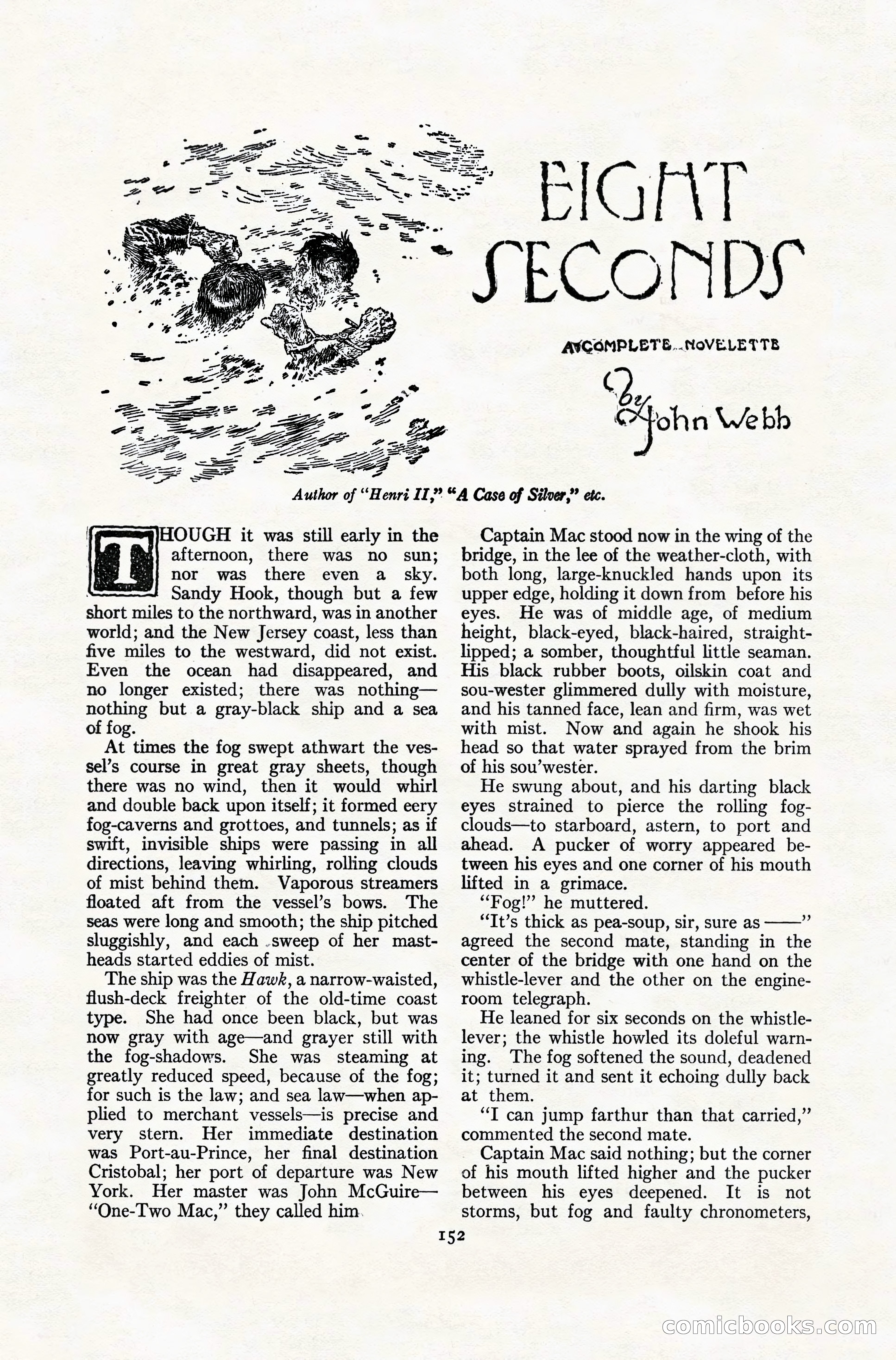 Adventure Magazine Cover, November 10, 1924 — page 154 of 194