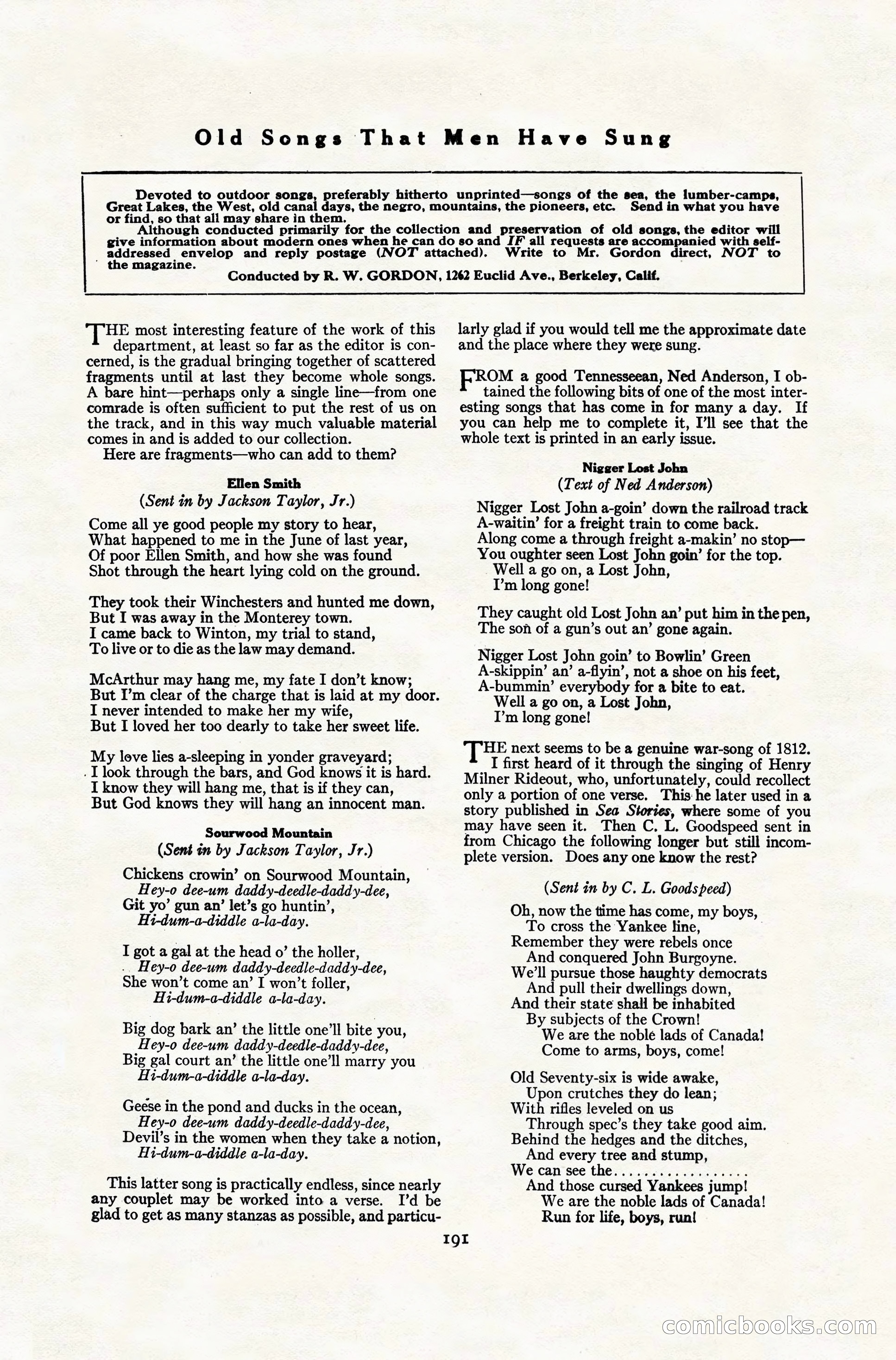 Adventure Magazine Cover, November 10, 1924 — page 193 of 194