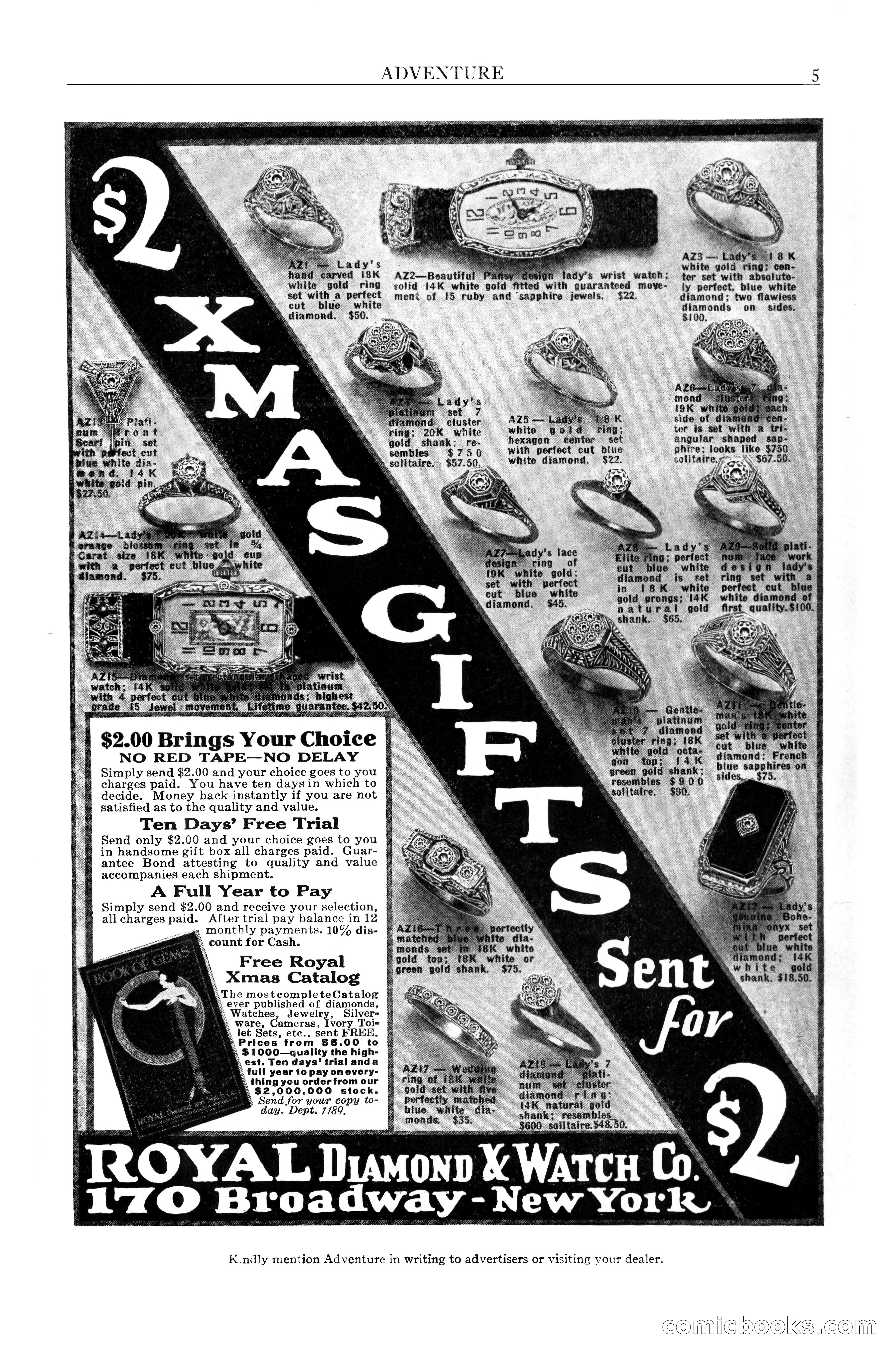 Adventure Magazine, December 10, 1924 — page 7 of 216