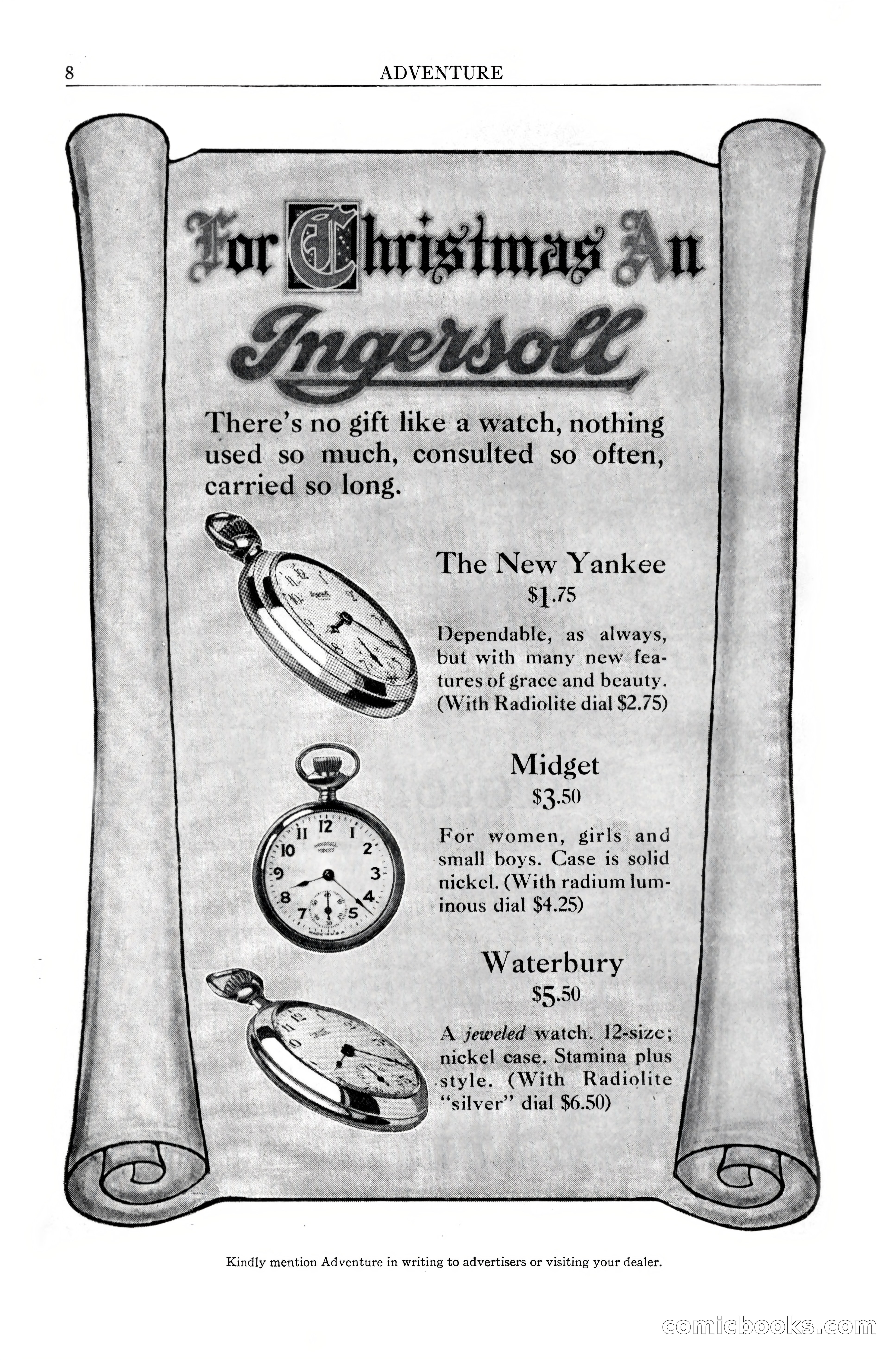Adventure Magazine, December 10, 1924 — page 10 of 216