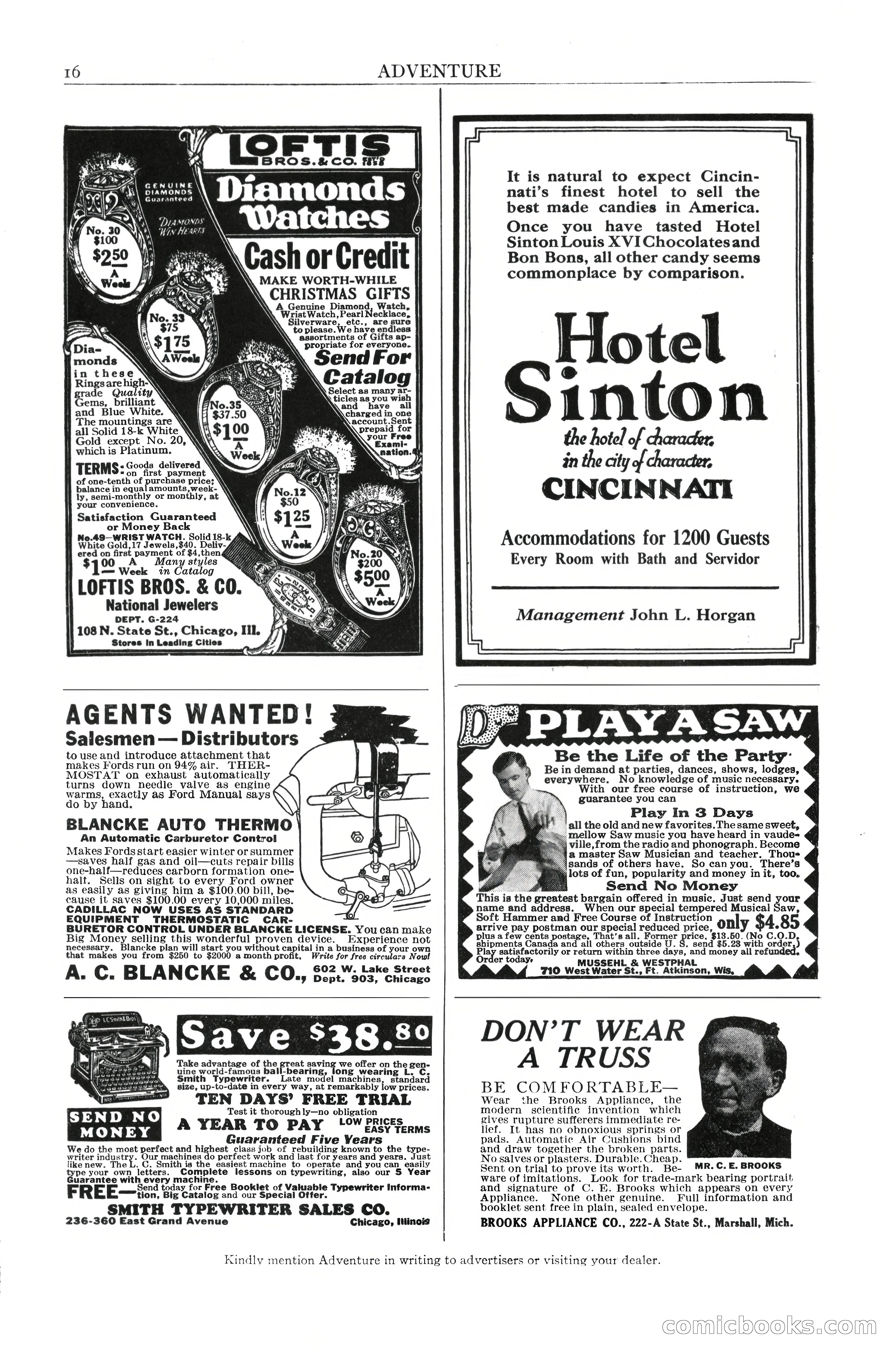 Adventure Magazine, December 10, 1924 — page 18 of 216