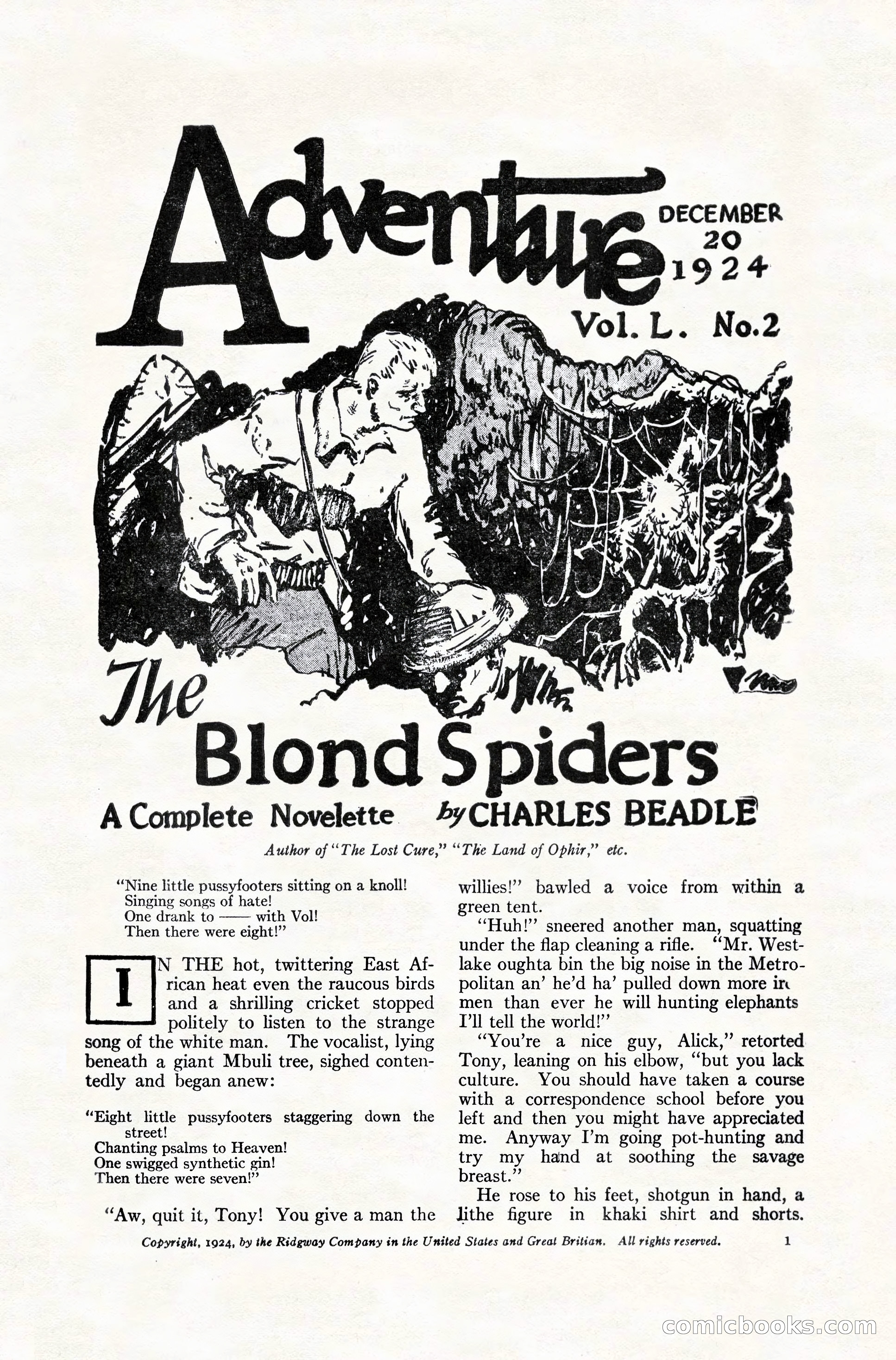 Adventure Magazine, December 10, 1924 — page 23 of 216