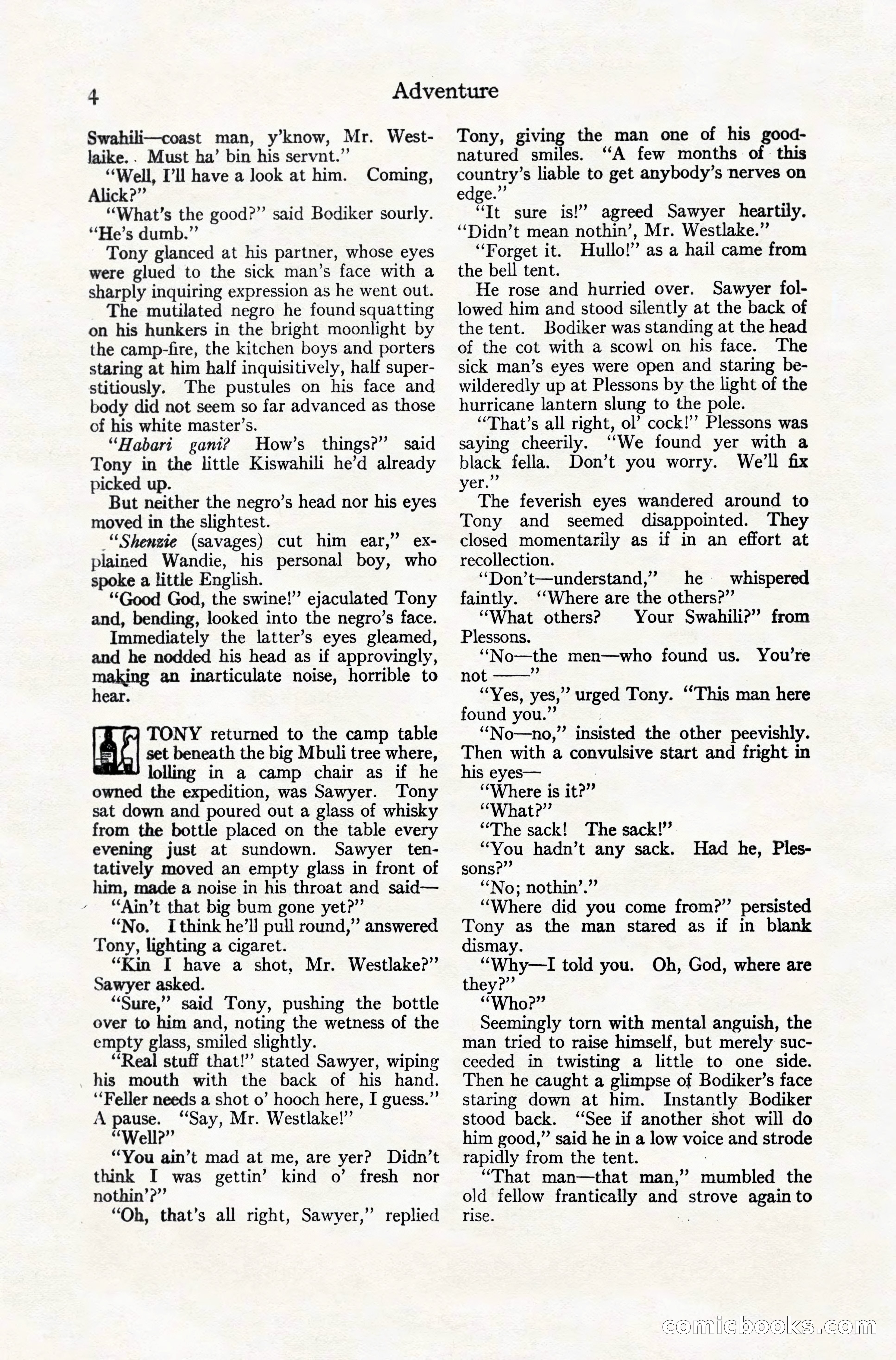 Adventure Magazine, December 10, 1924 — page 26 of 216
