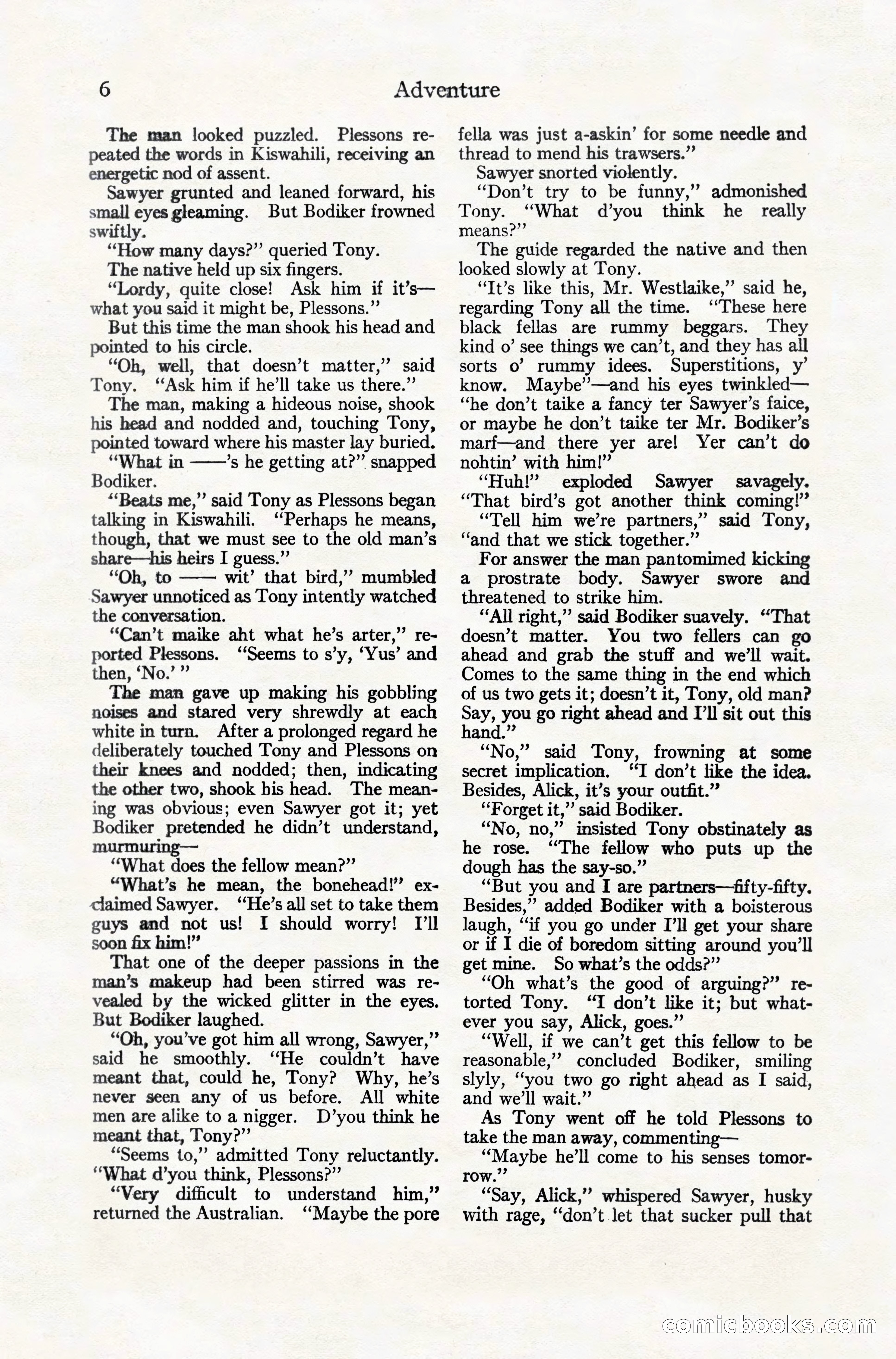 Adventure Magazine, December 10, 1924 — page 28 of 216