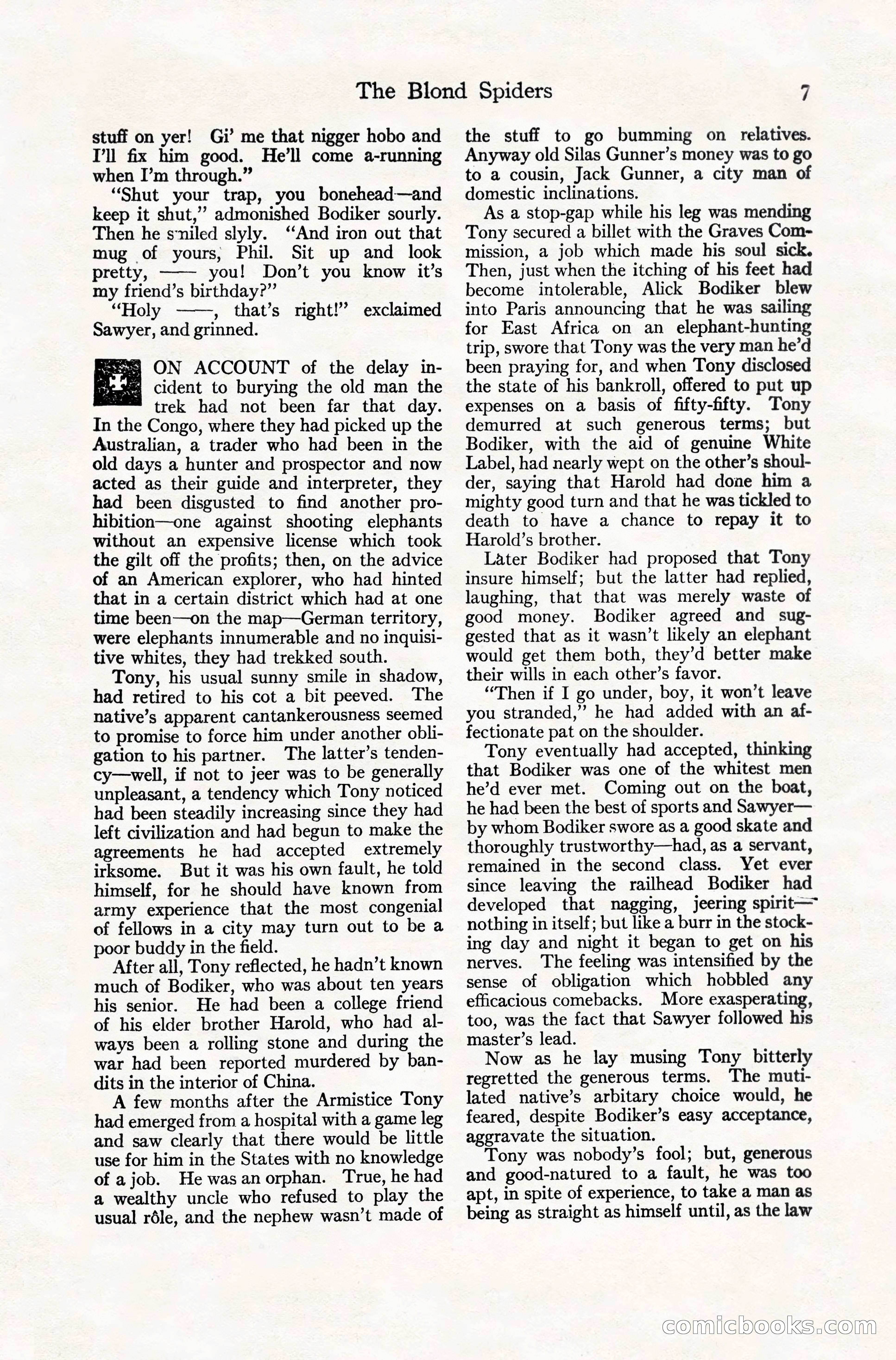 Adventure Magazine, December 10, 1924 — page 29 of 216