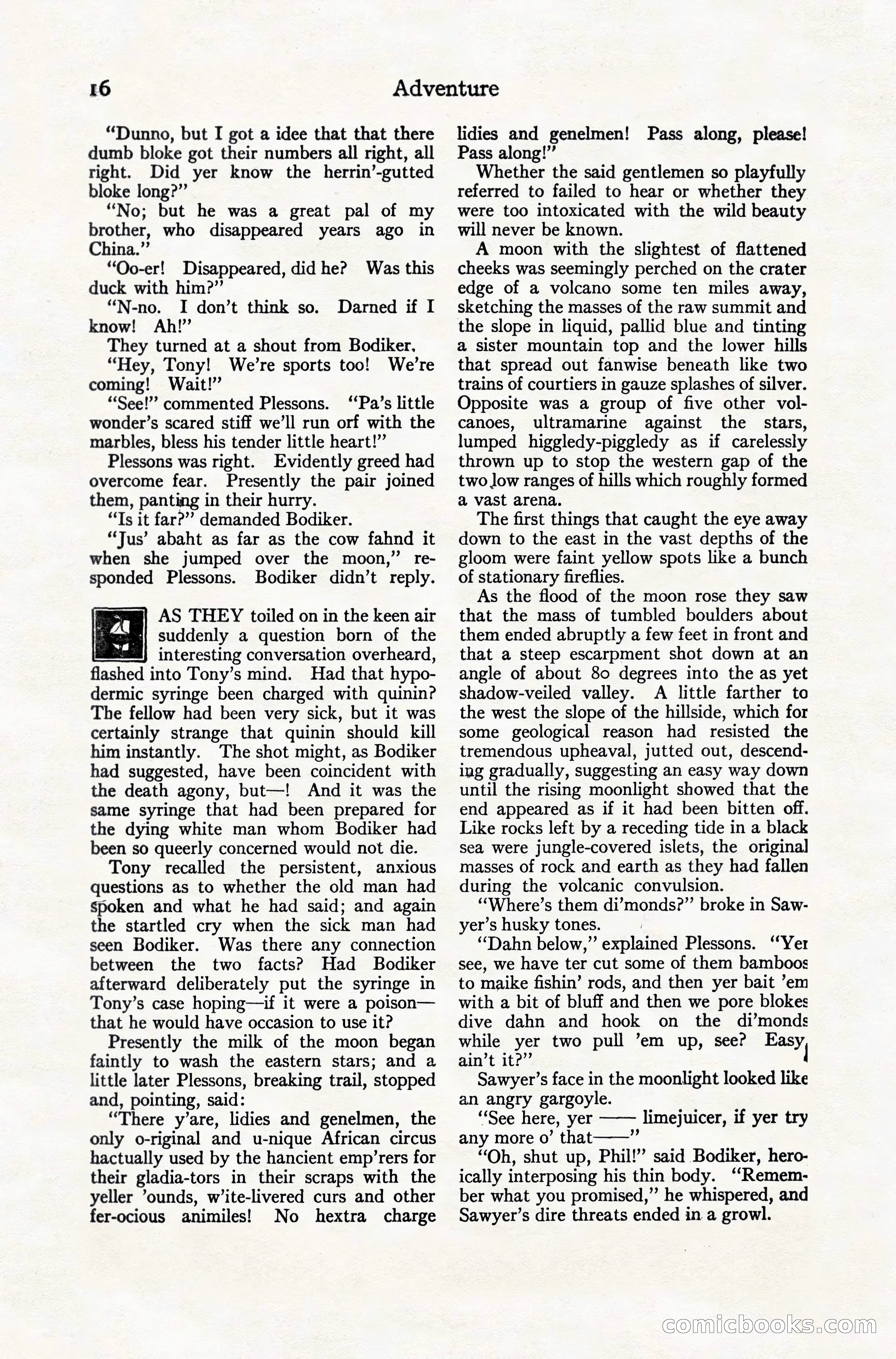 Adventure Magazine, December 10, 1924 — page 38 of 216