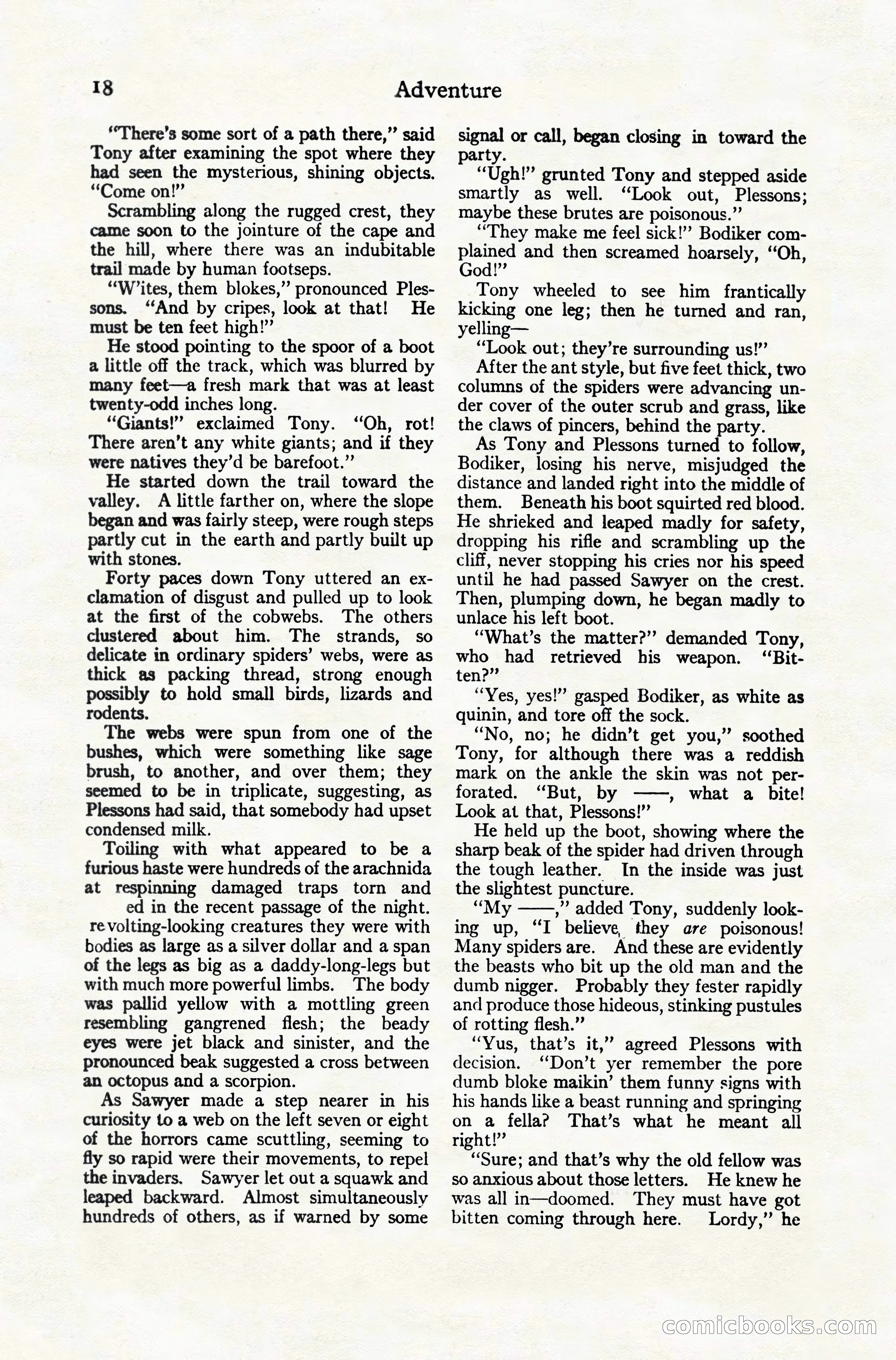 Adventure Magazine, December 10, 1924 — page 40 of 216