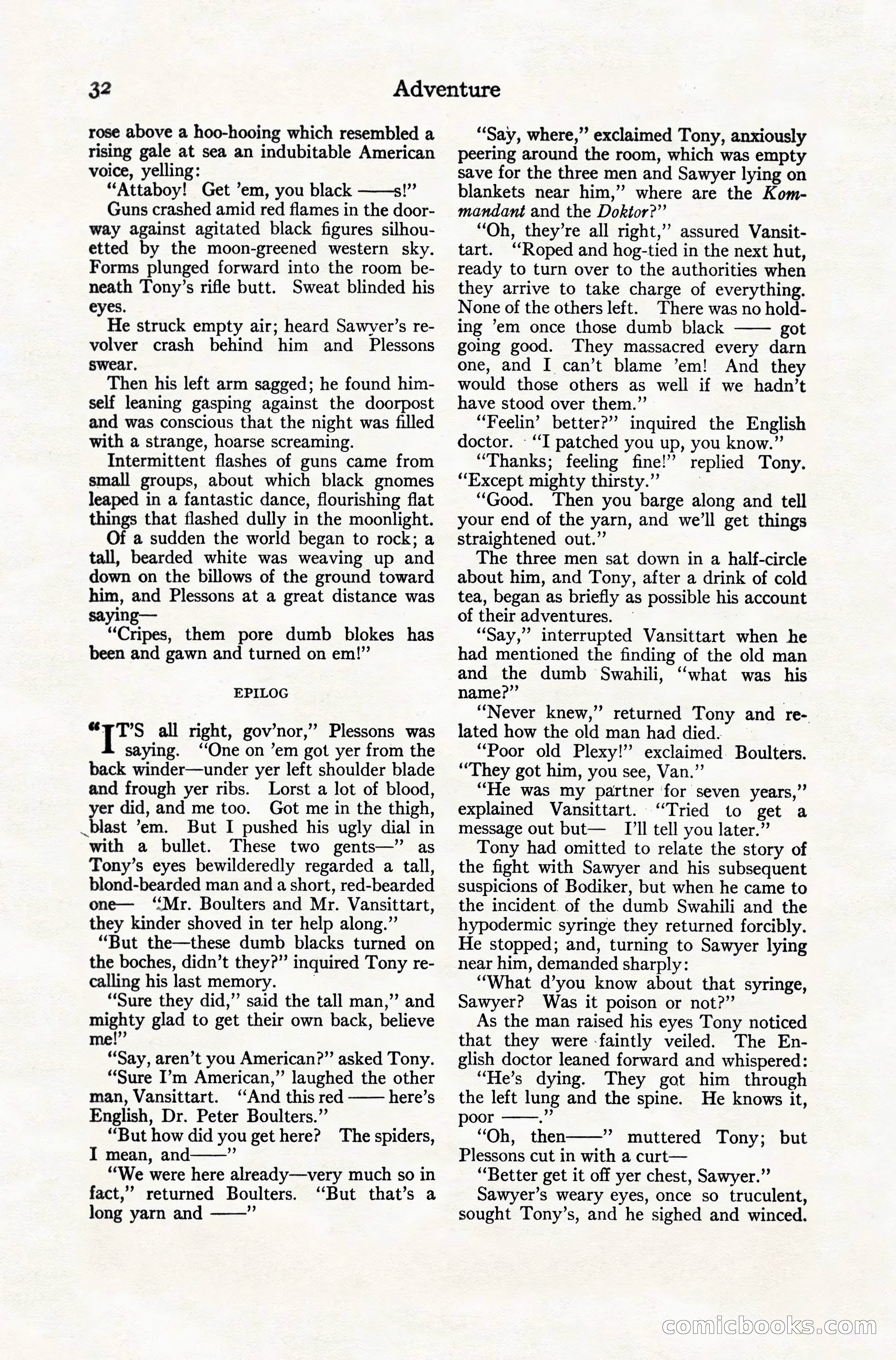 Adventure Magazine, December 10, 1924 — page 54 of 216