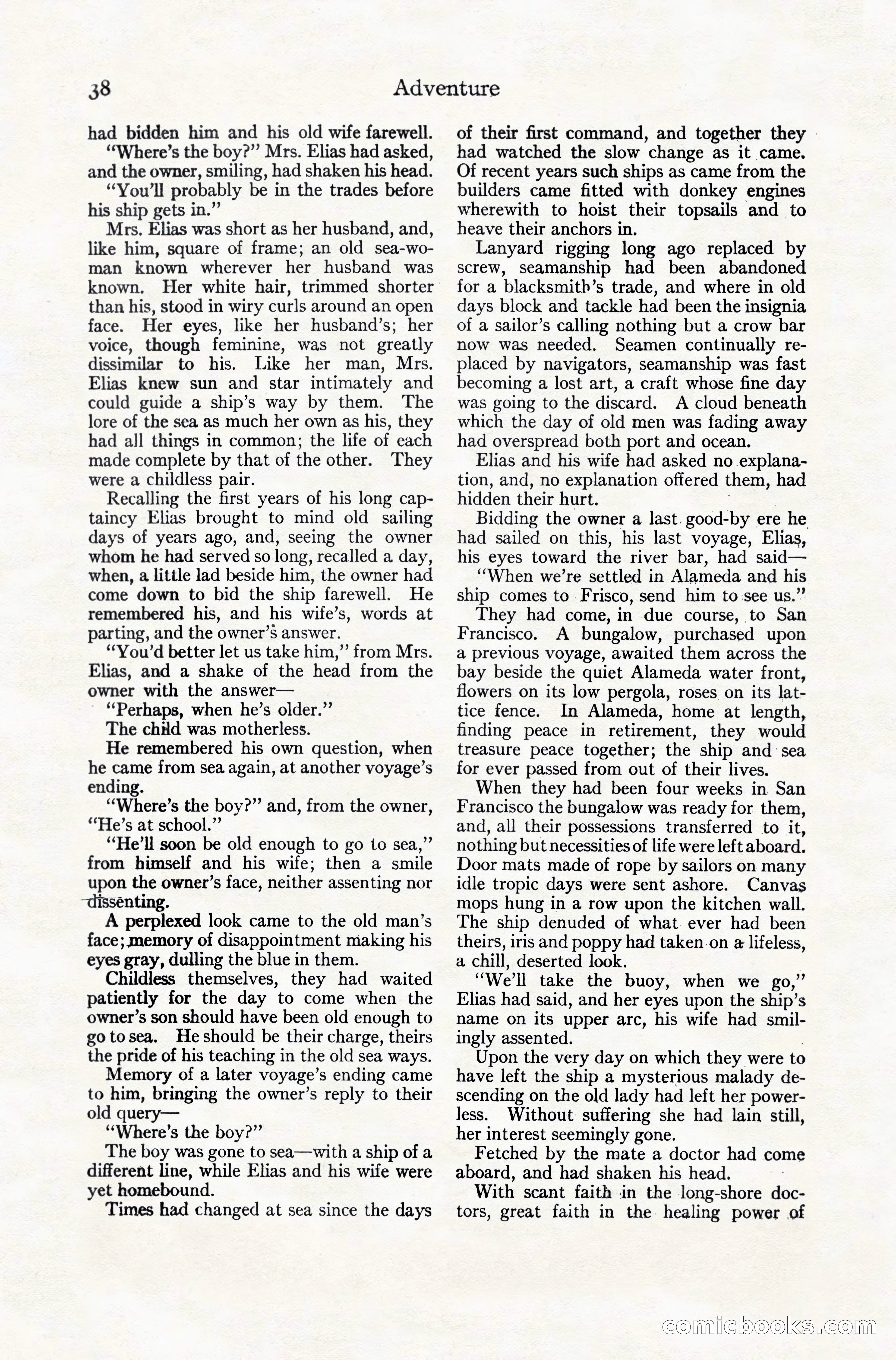 Adventure Magazine, December 10, 1924 — page 60 of 216