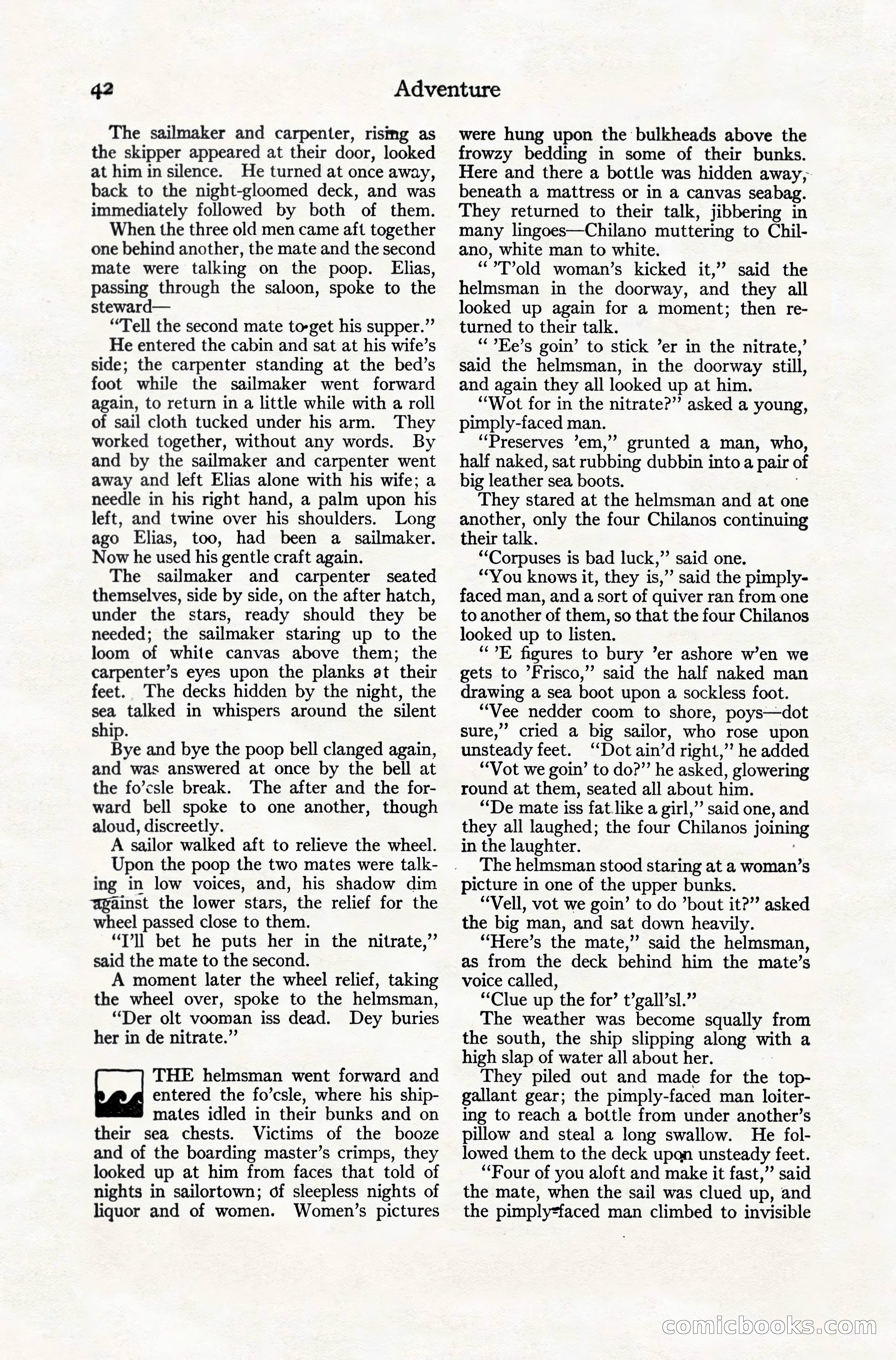 Adventure Magazine, December 10, 1924 — page 64 of 216