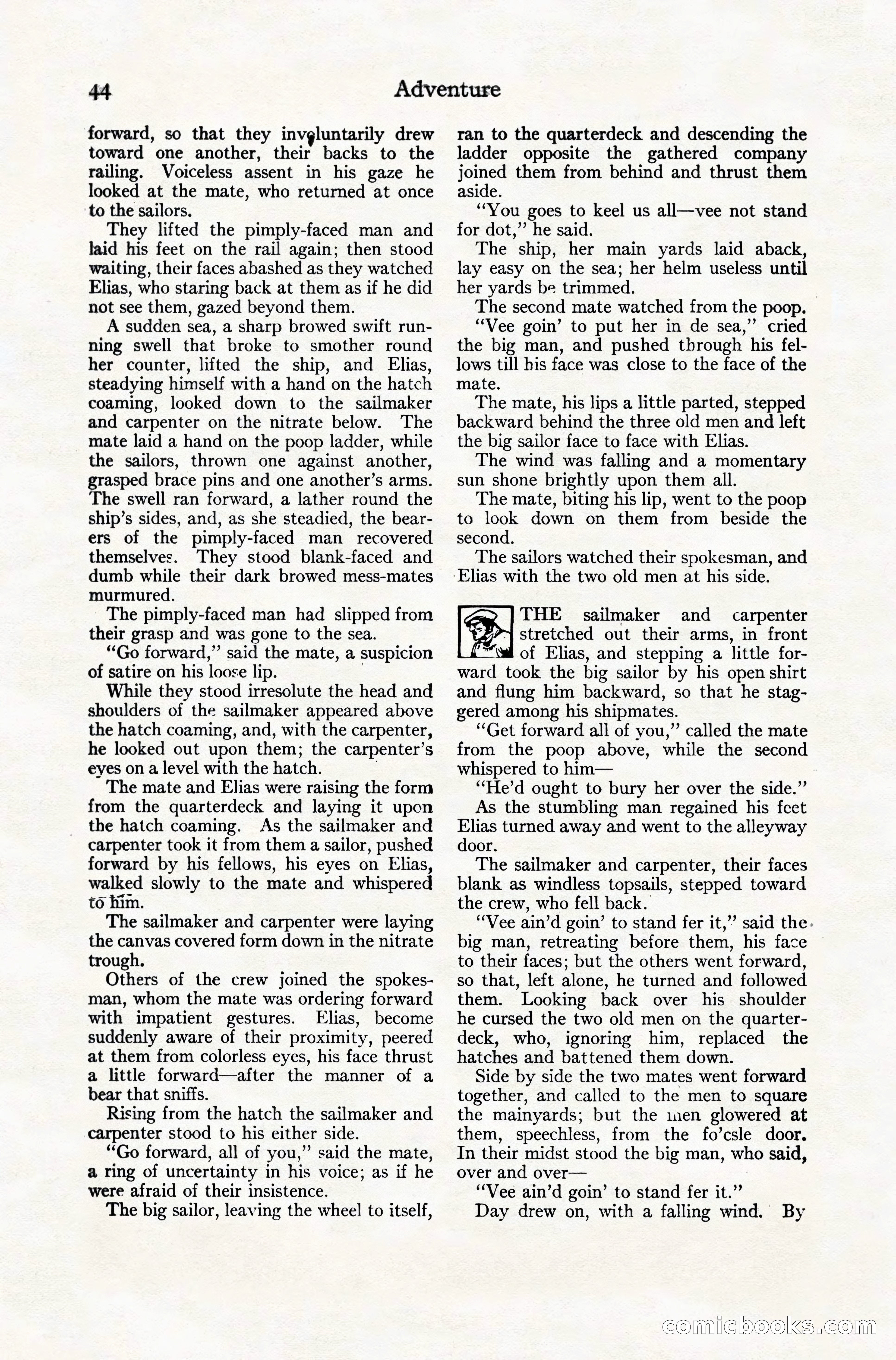 Adventure Magazine, December 10, 1924 — page 66 of 216