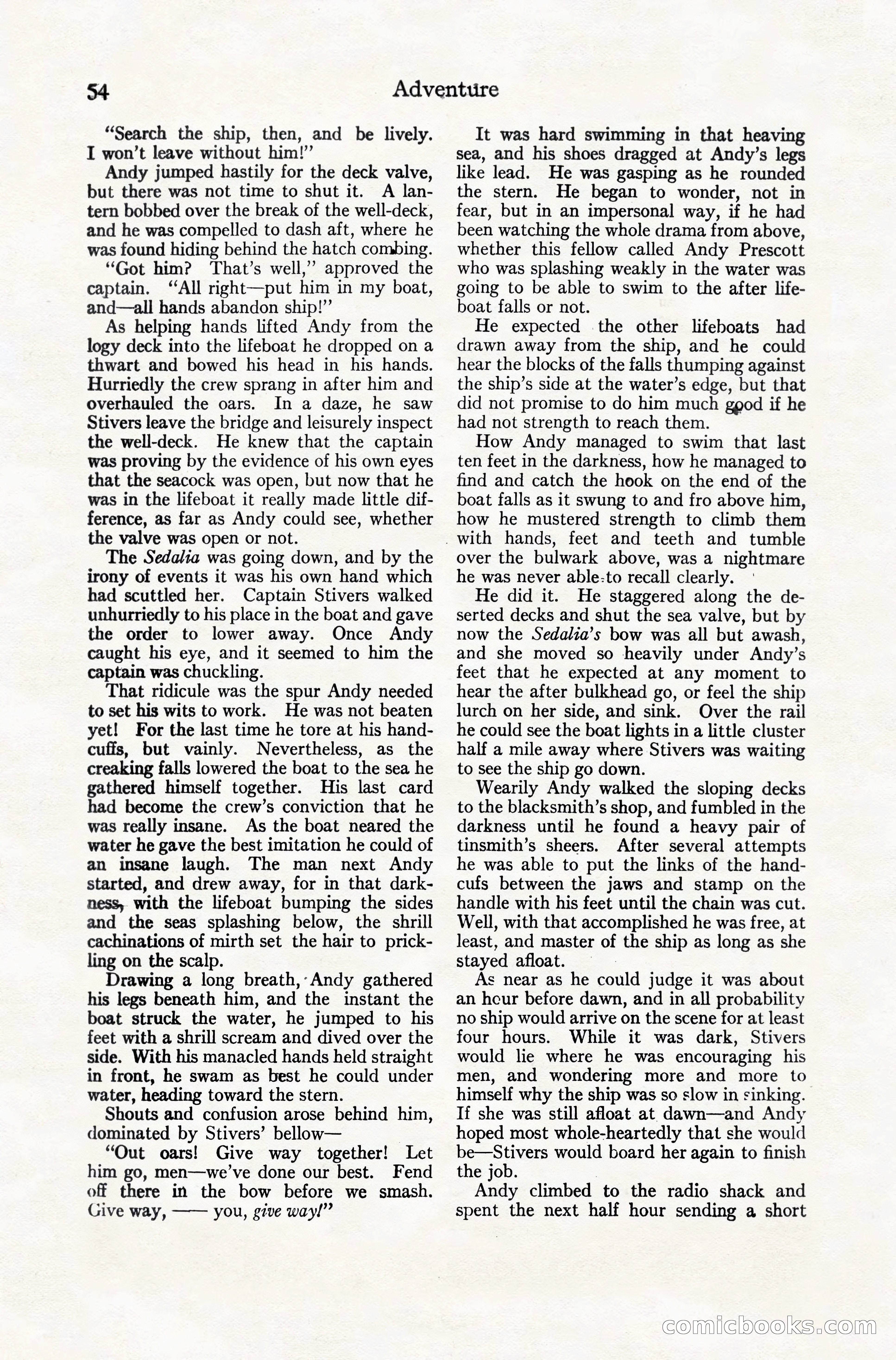 Adventure Magazine, December 10, 1924 — page 76 of 216