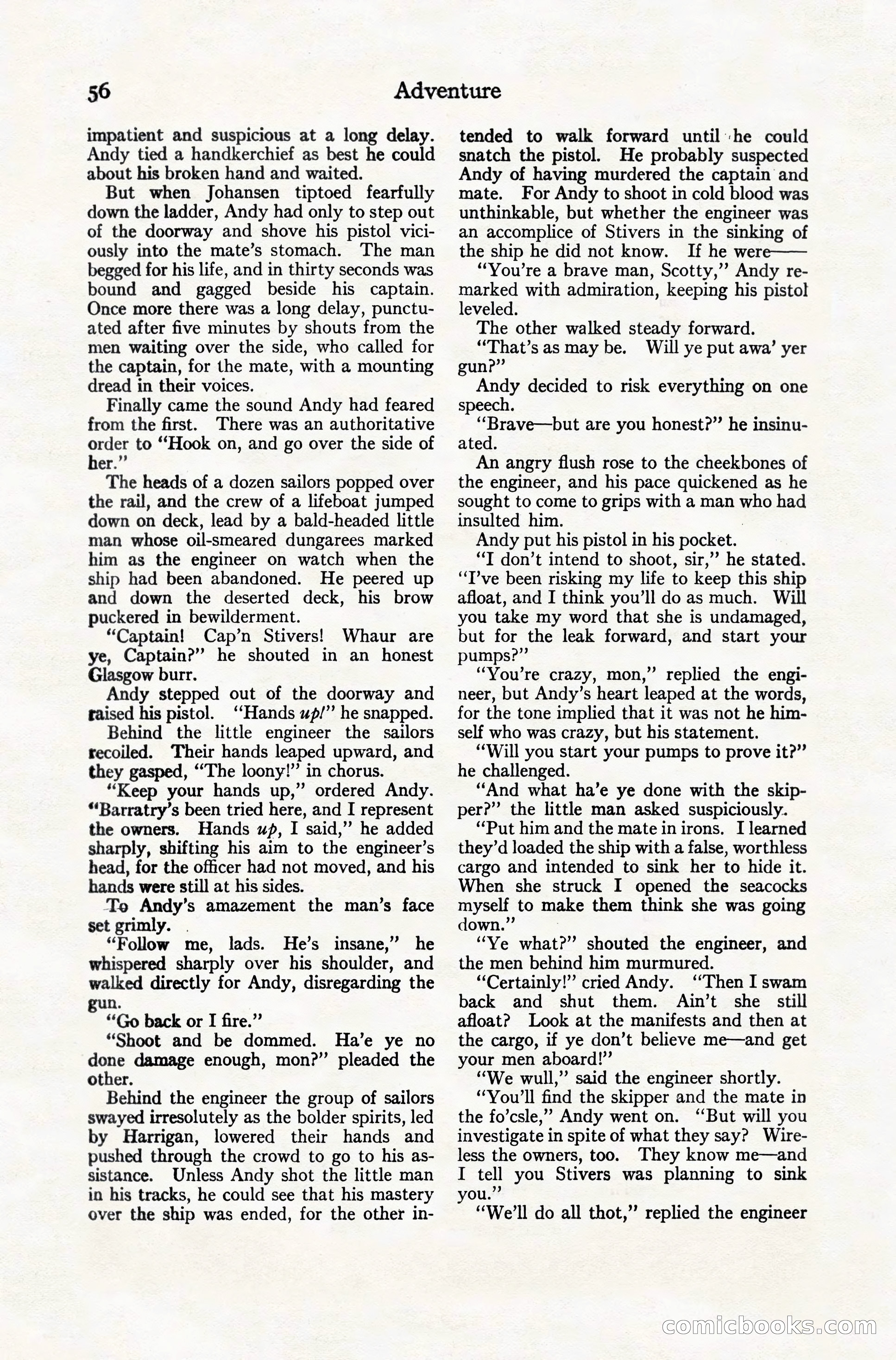 Adventure Magazine, December 10, 1924 — page 78 of 216