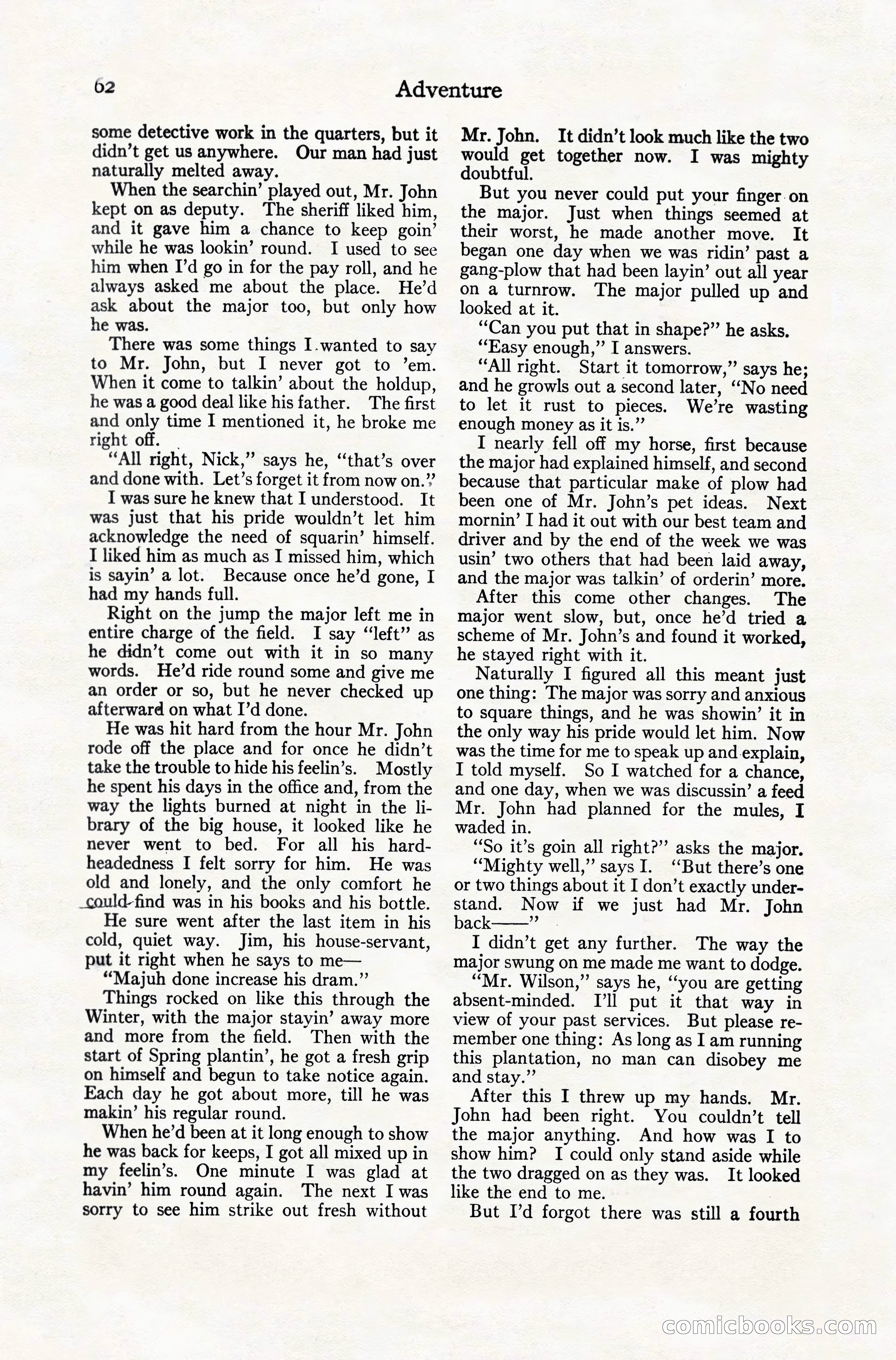 Adventure Magazine, December 10, 1924 — page 84 of 216