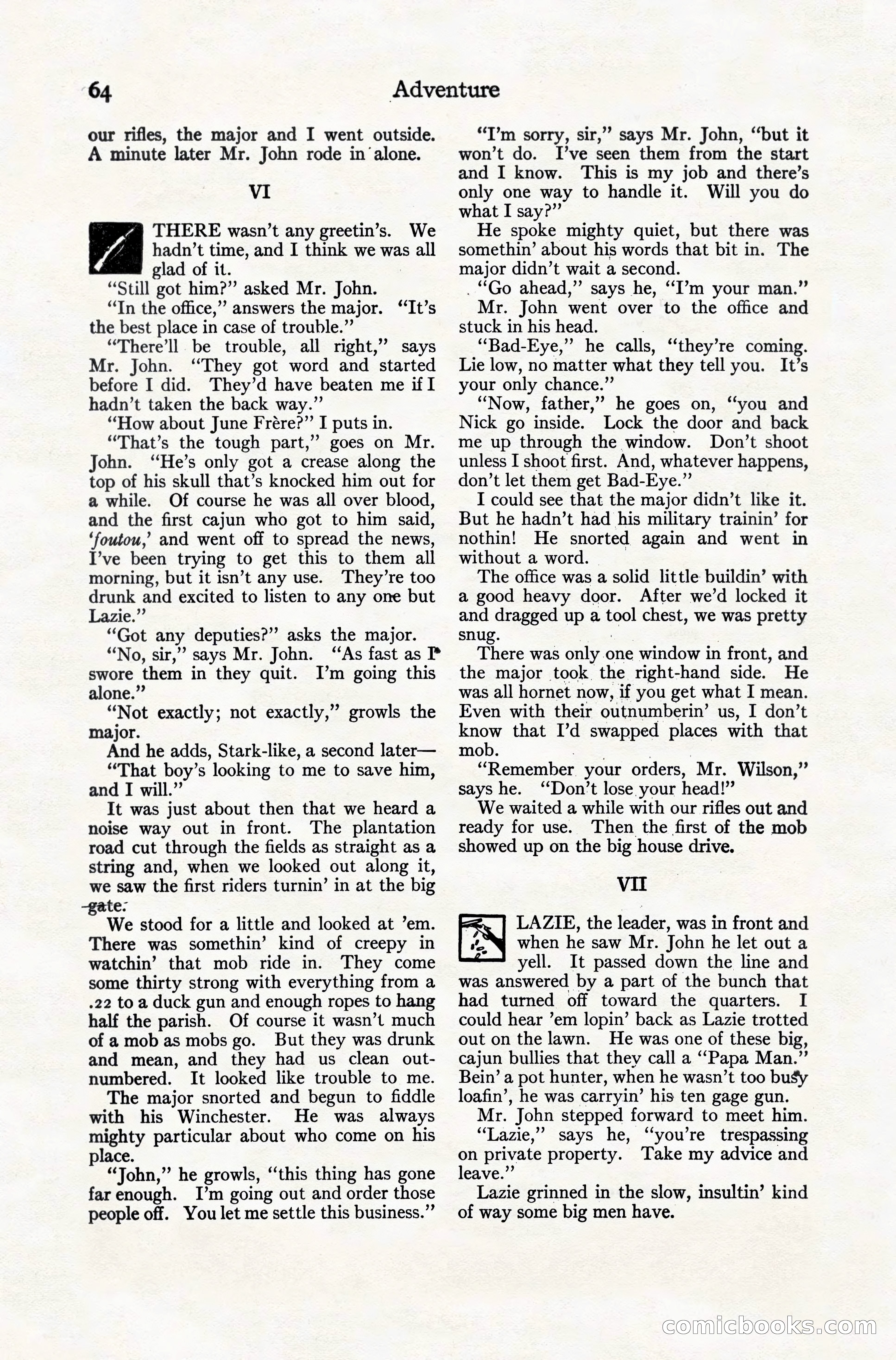 Adventure Magazine, December 10, 1924 — page 86 of 216
