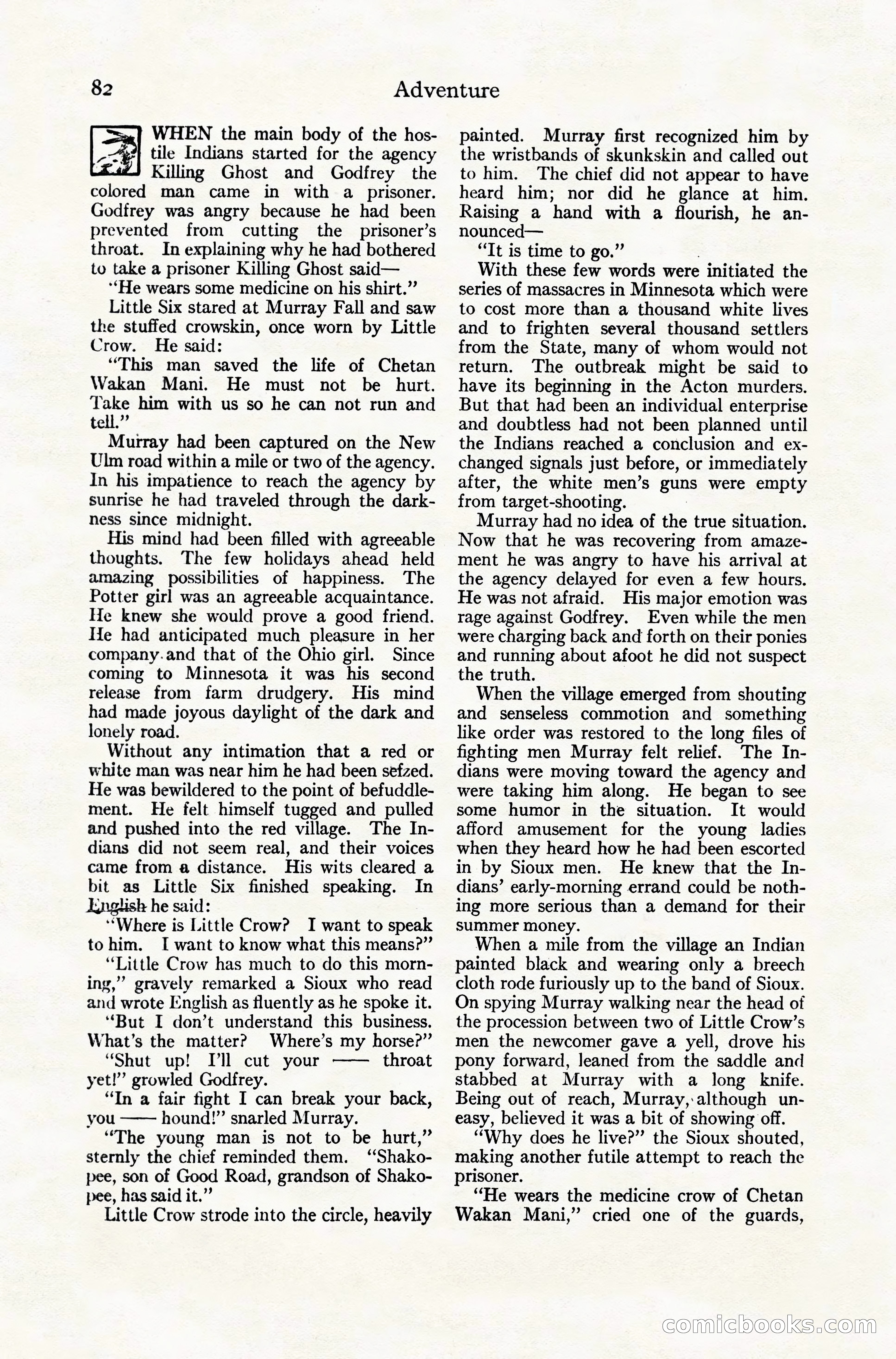 Adventure Magazine, December 10, 1924 — page 104 of 216