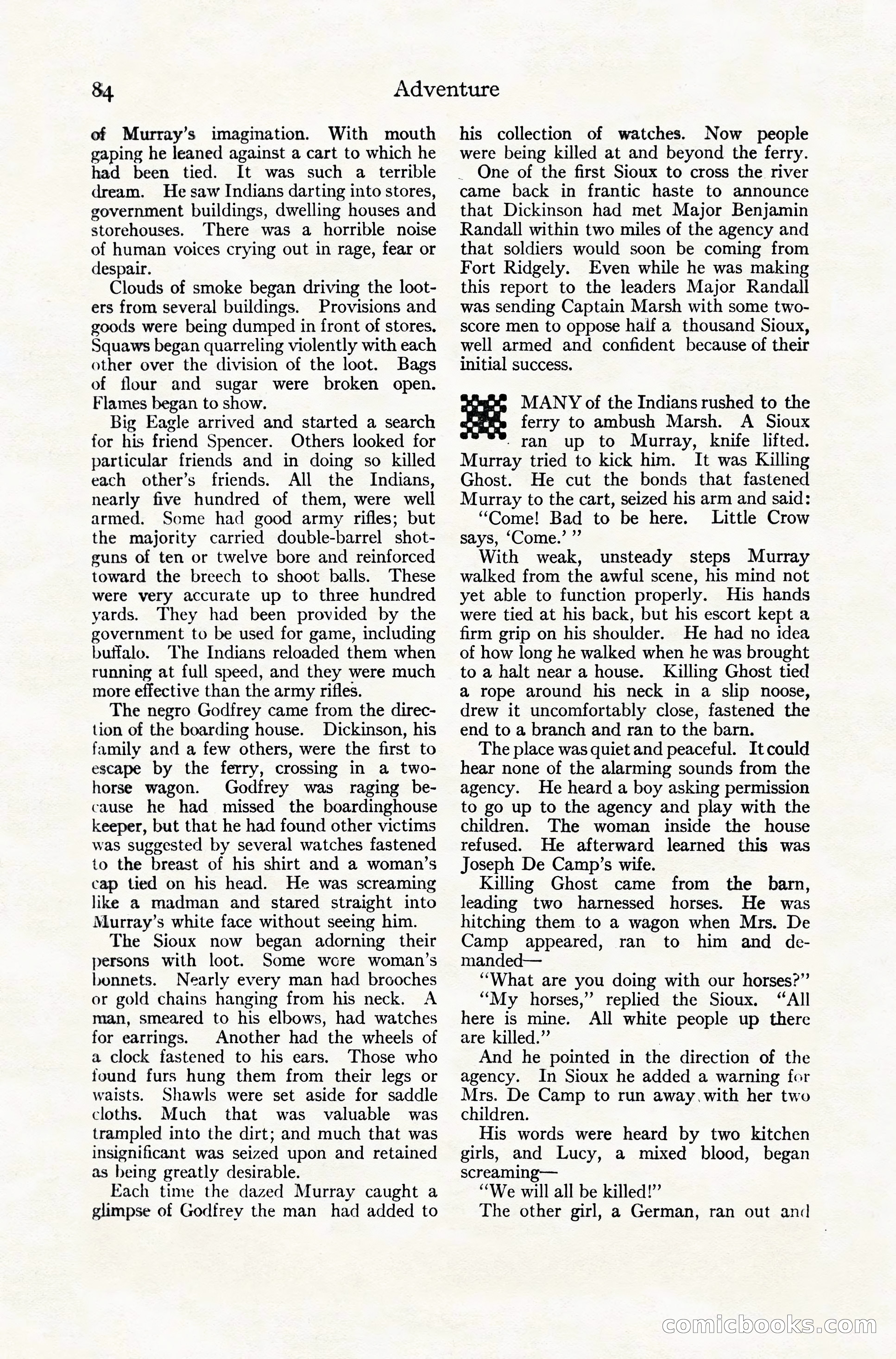 Adventure Magazine, December 10, 1924 — page 106 of 216