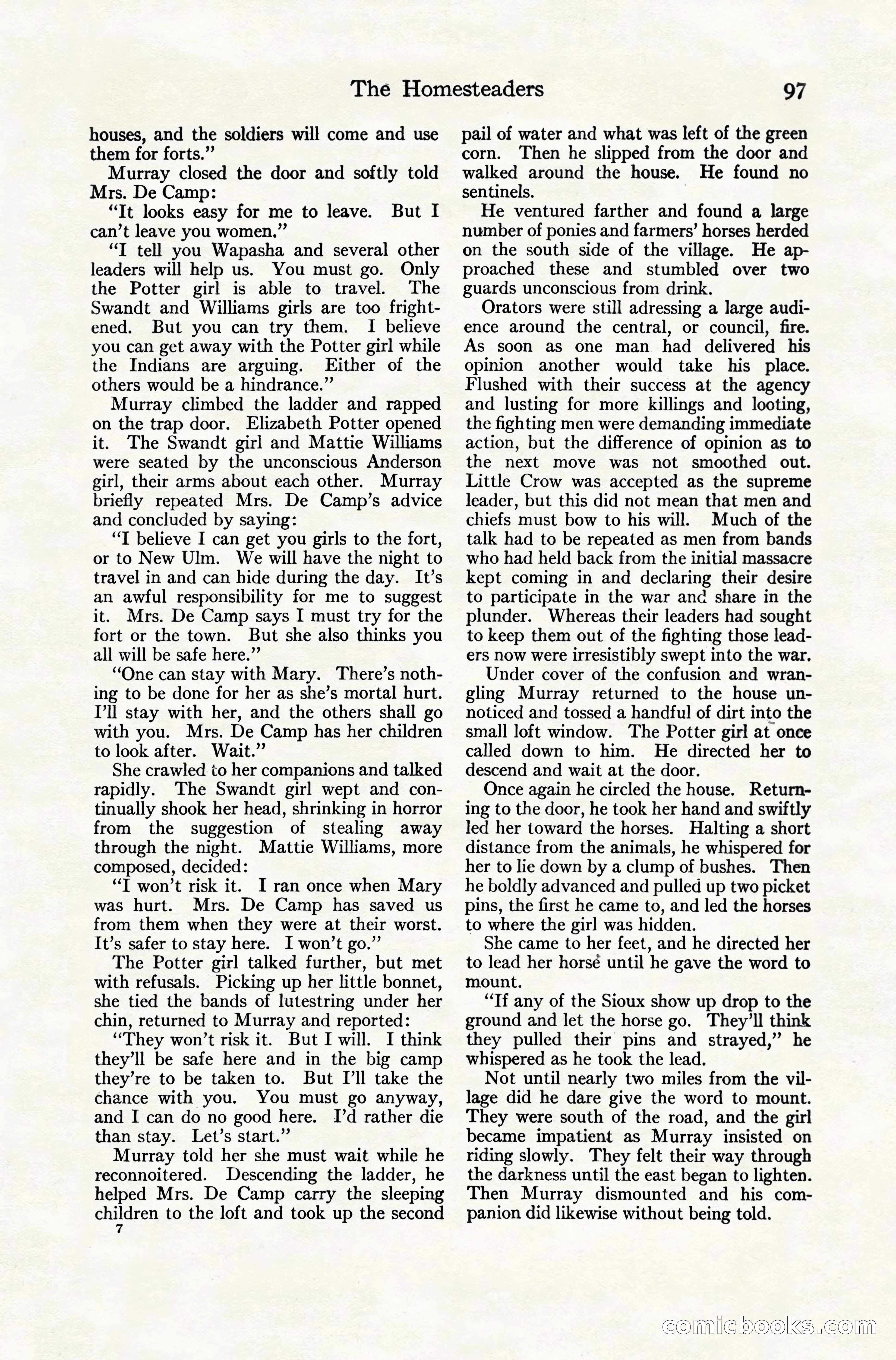 Adventure Magazine, December 10, 1924 — page 119 of 216