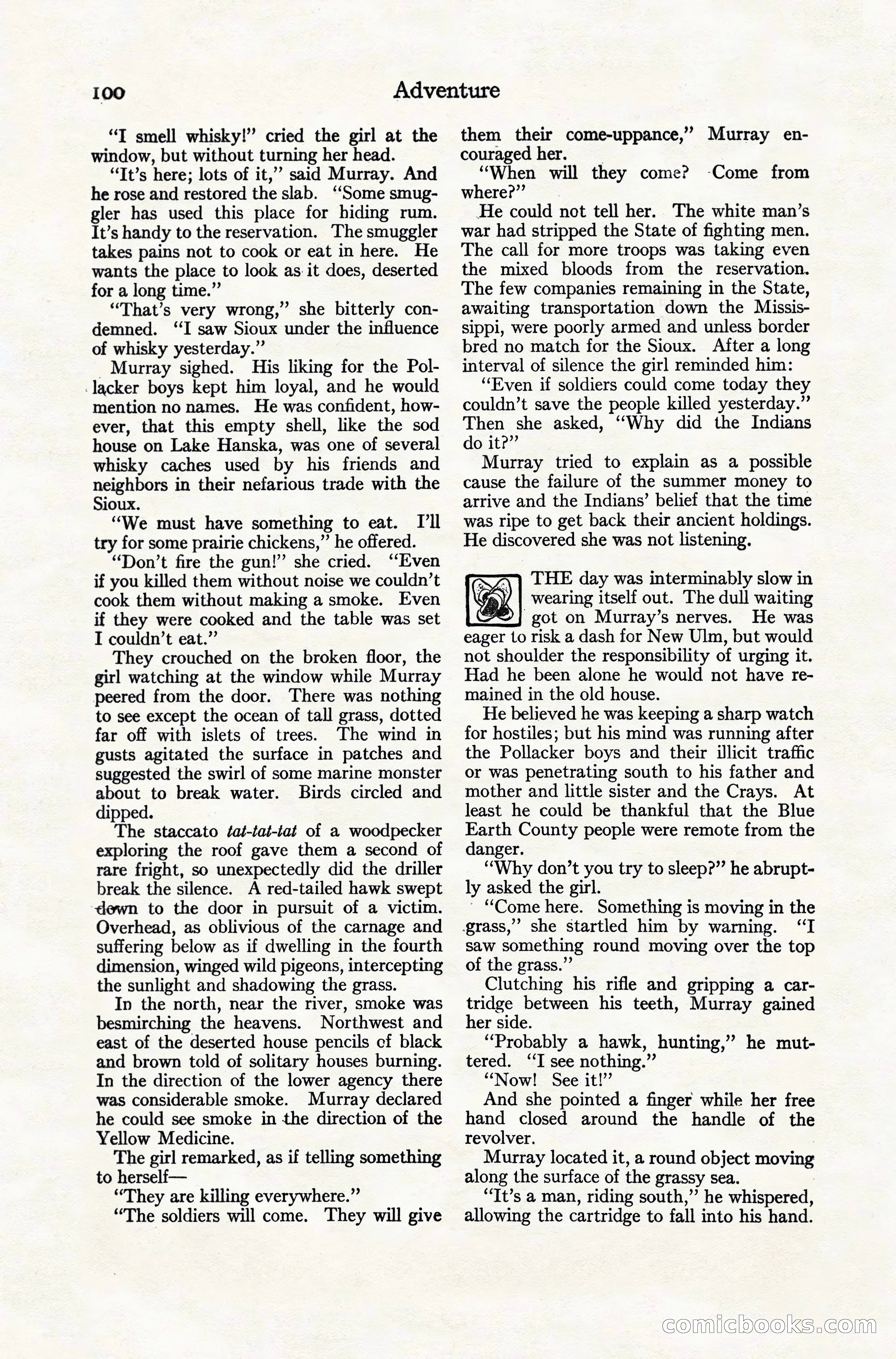 Adventure Magazine, December 10, 1924 — page 122 of 216