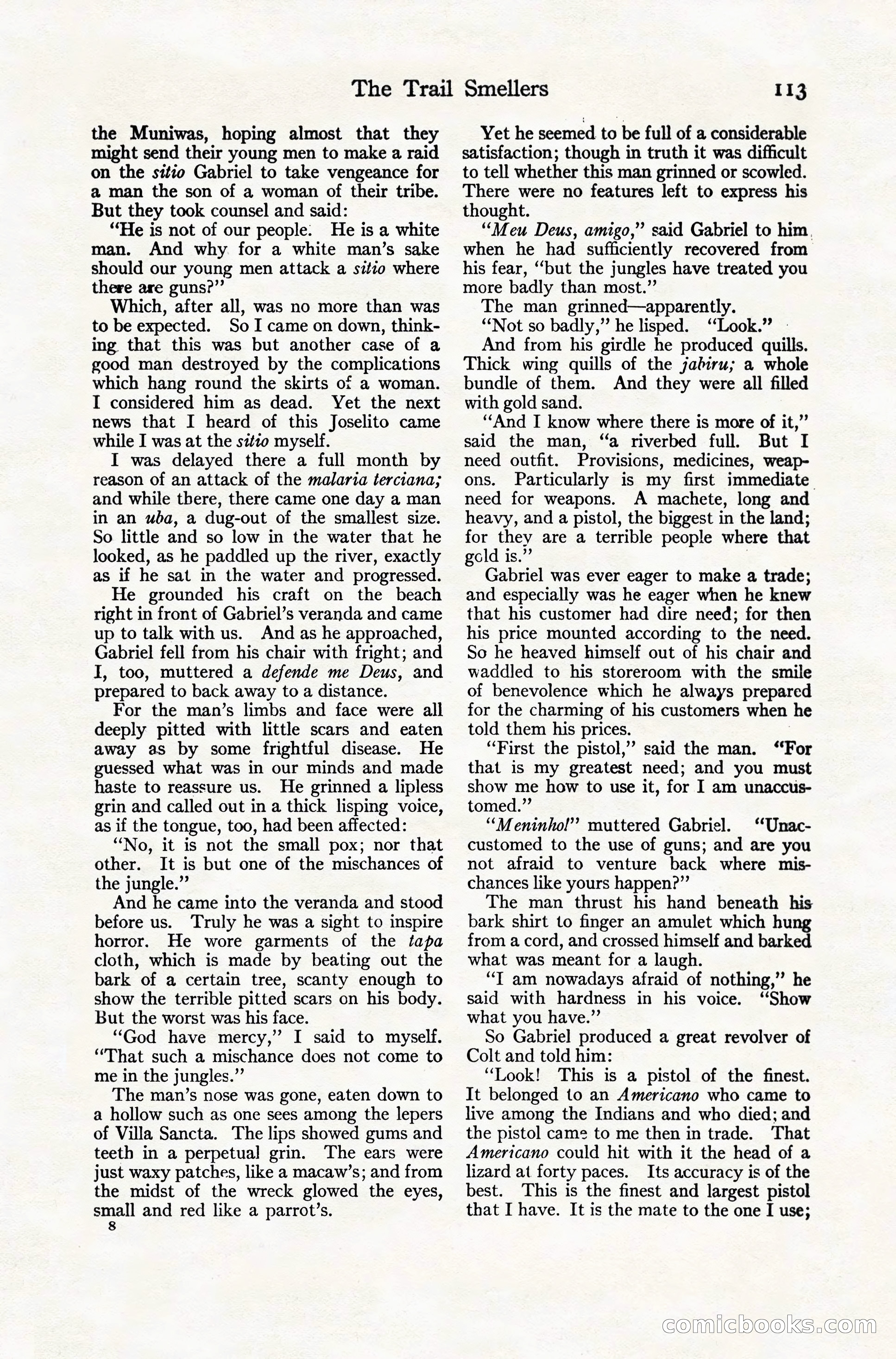 Adventure Magazine, December 10, 1924 — page 135 of 216