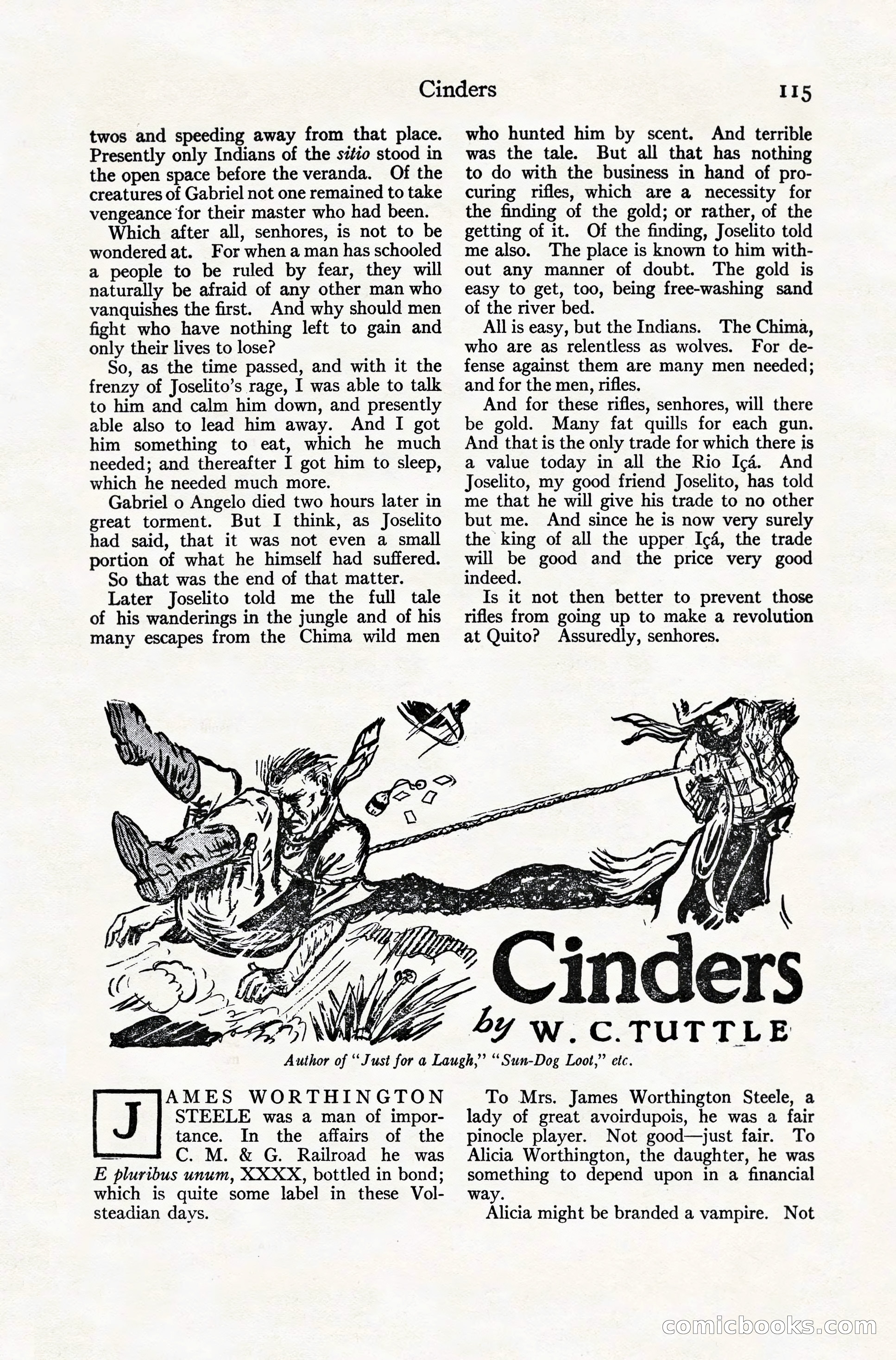Adventure Magazine, December 10, 1924 — page 137 of 216
