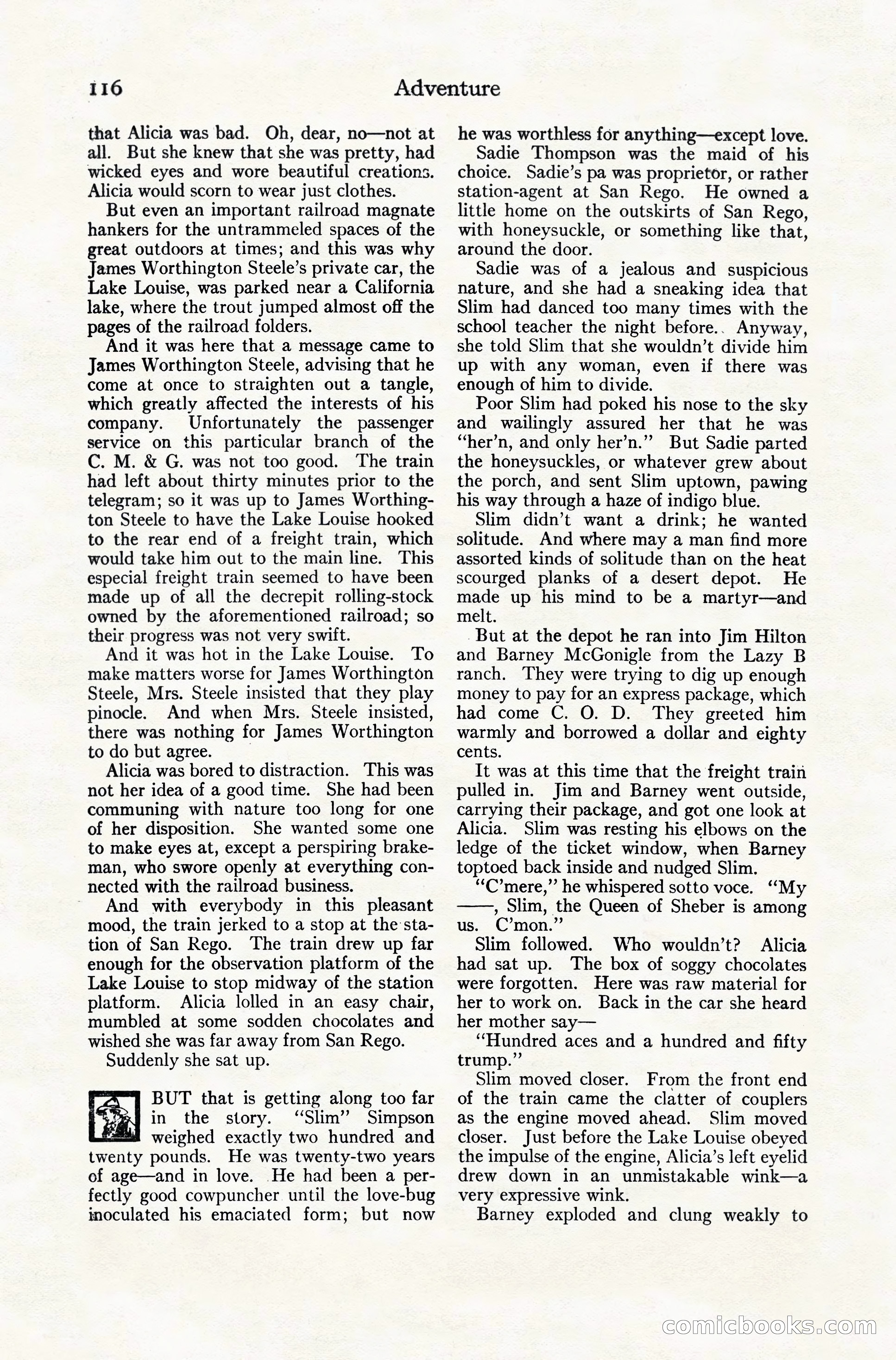 Adventure Magazine, December 10, 1924 — page 138 of 216