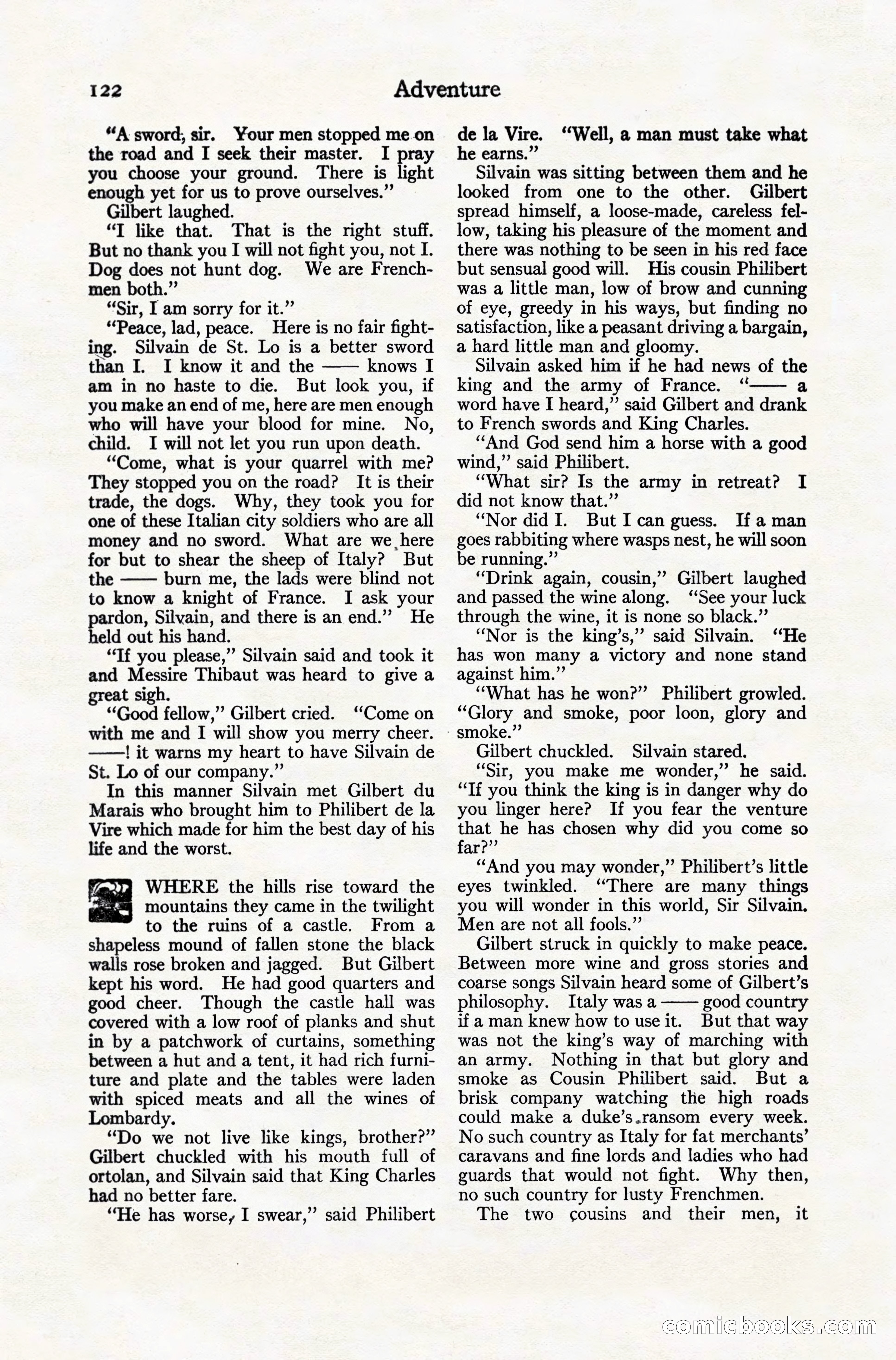 Adventure Magazine, December 10, 1924 — page 144 of 216