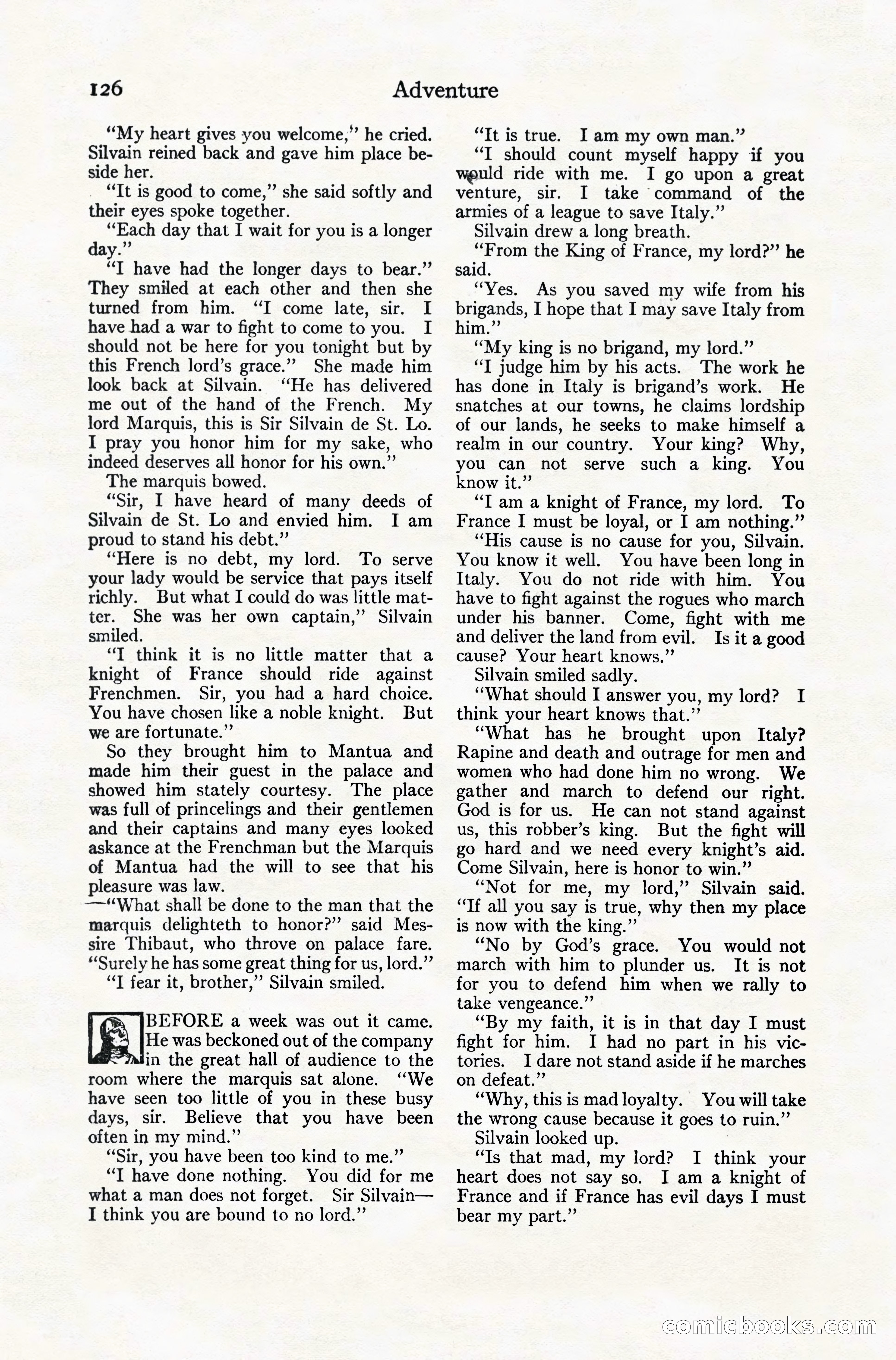 Adventure Magazine, December 10, 1924 — page 148 of 216