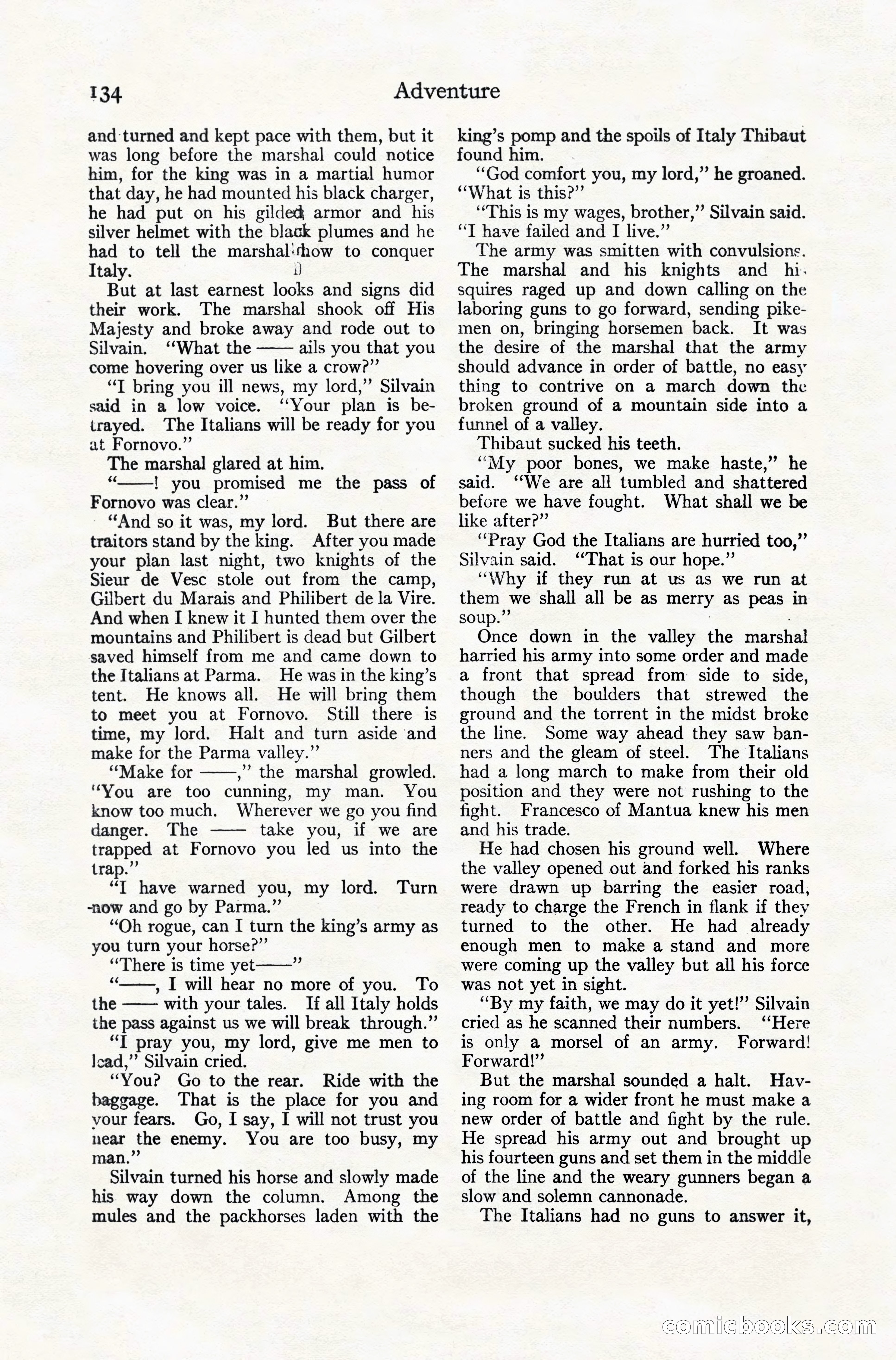 Adventure Magazine, December 10, 1924 — page 156 of 216