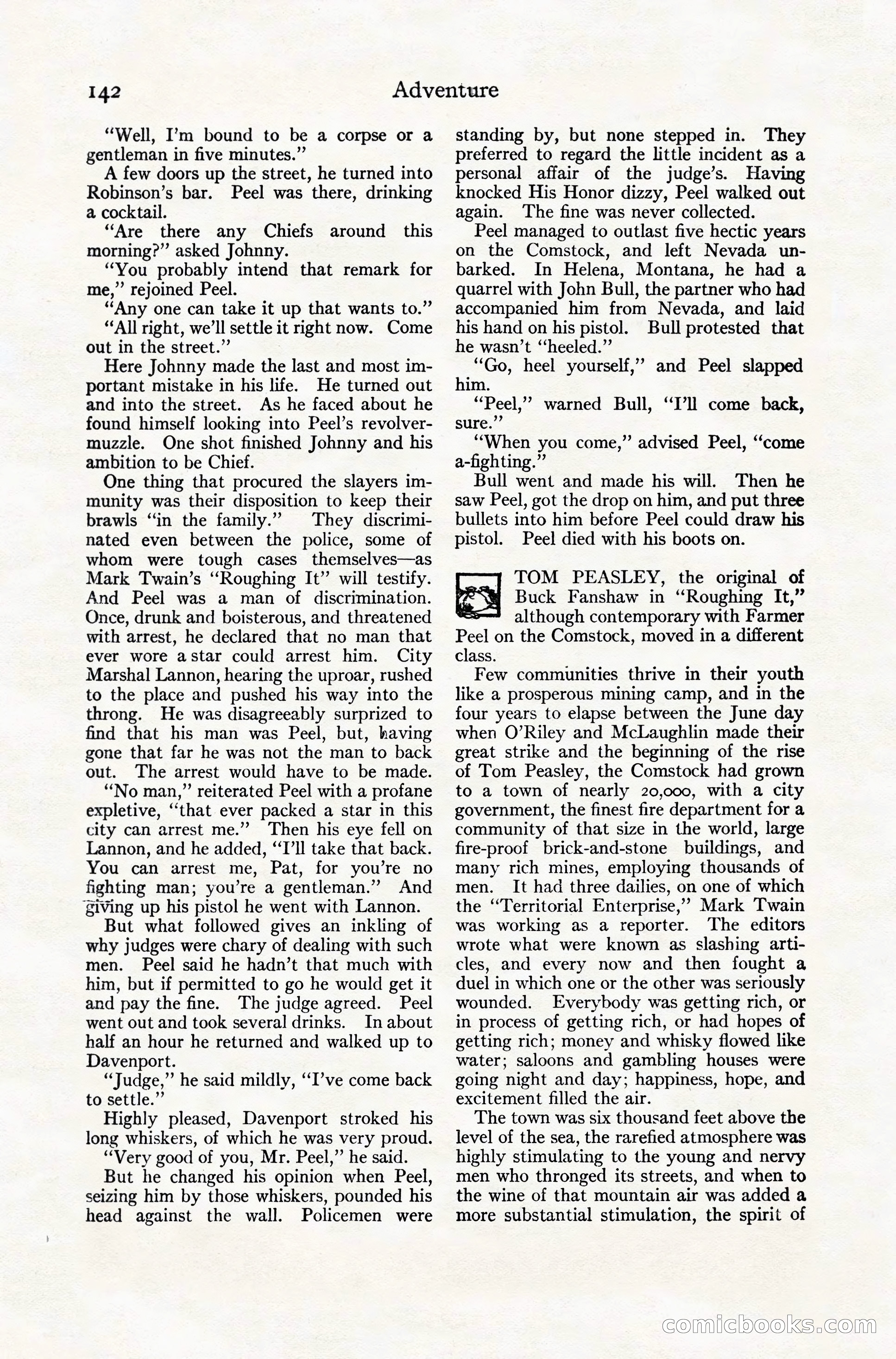 Adventure Magazine, December 10, 1924 — page 164 of 216