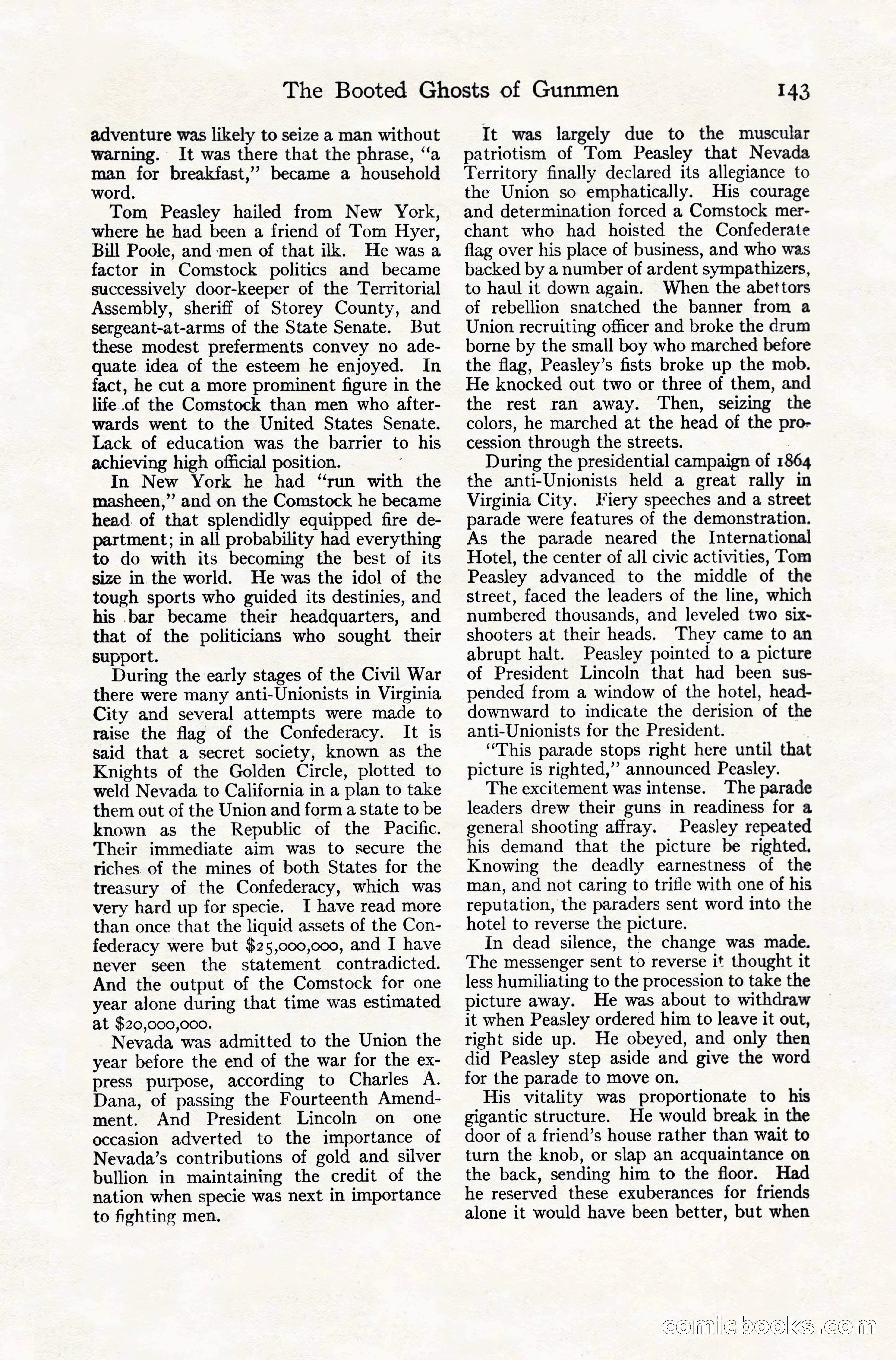 Adventure Magazine, December 10, 1924 — page 165 of 216