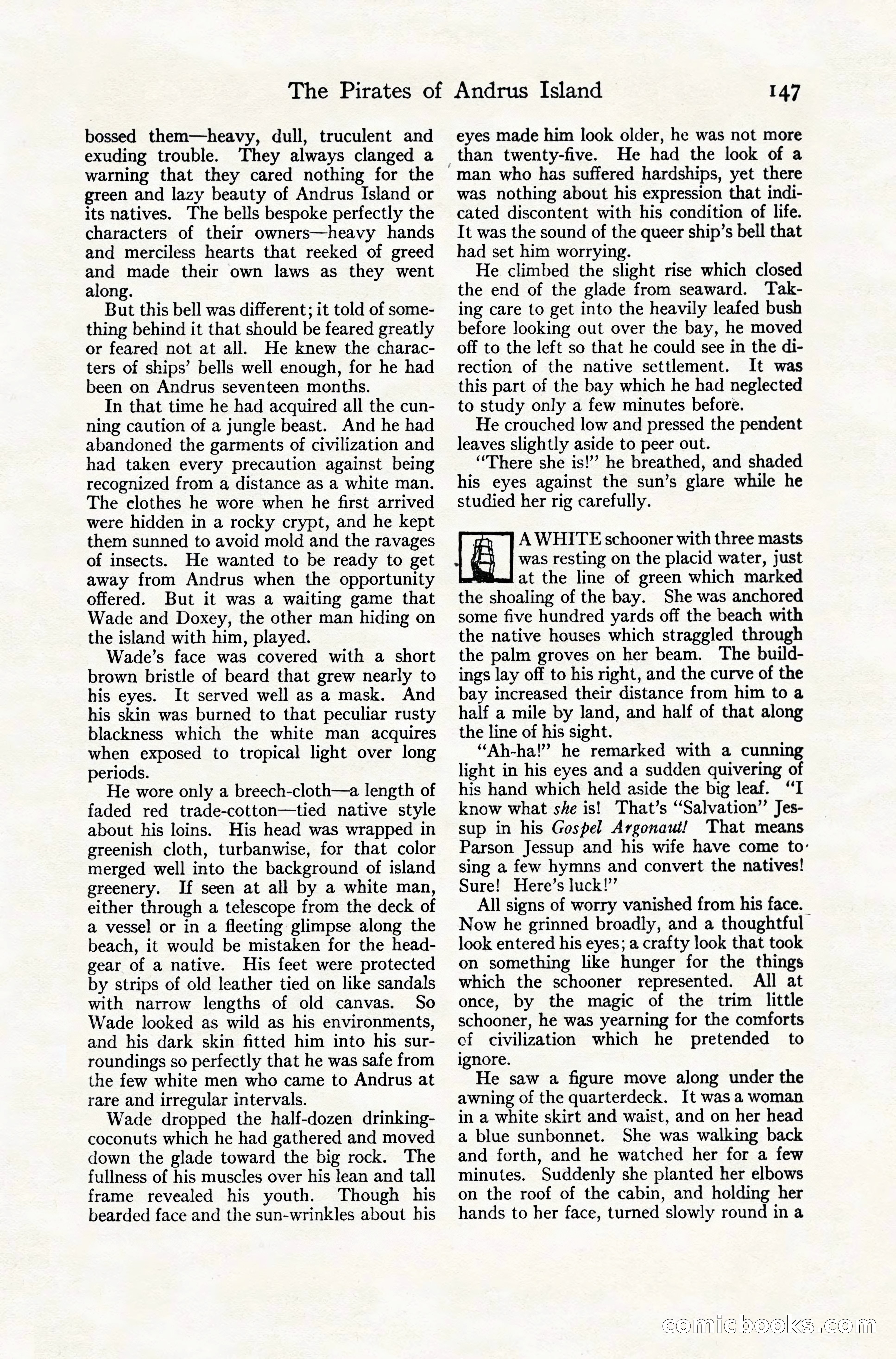 Adventure Magazine, December 10, 1924 — page 169 of 216