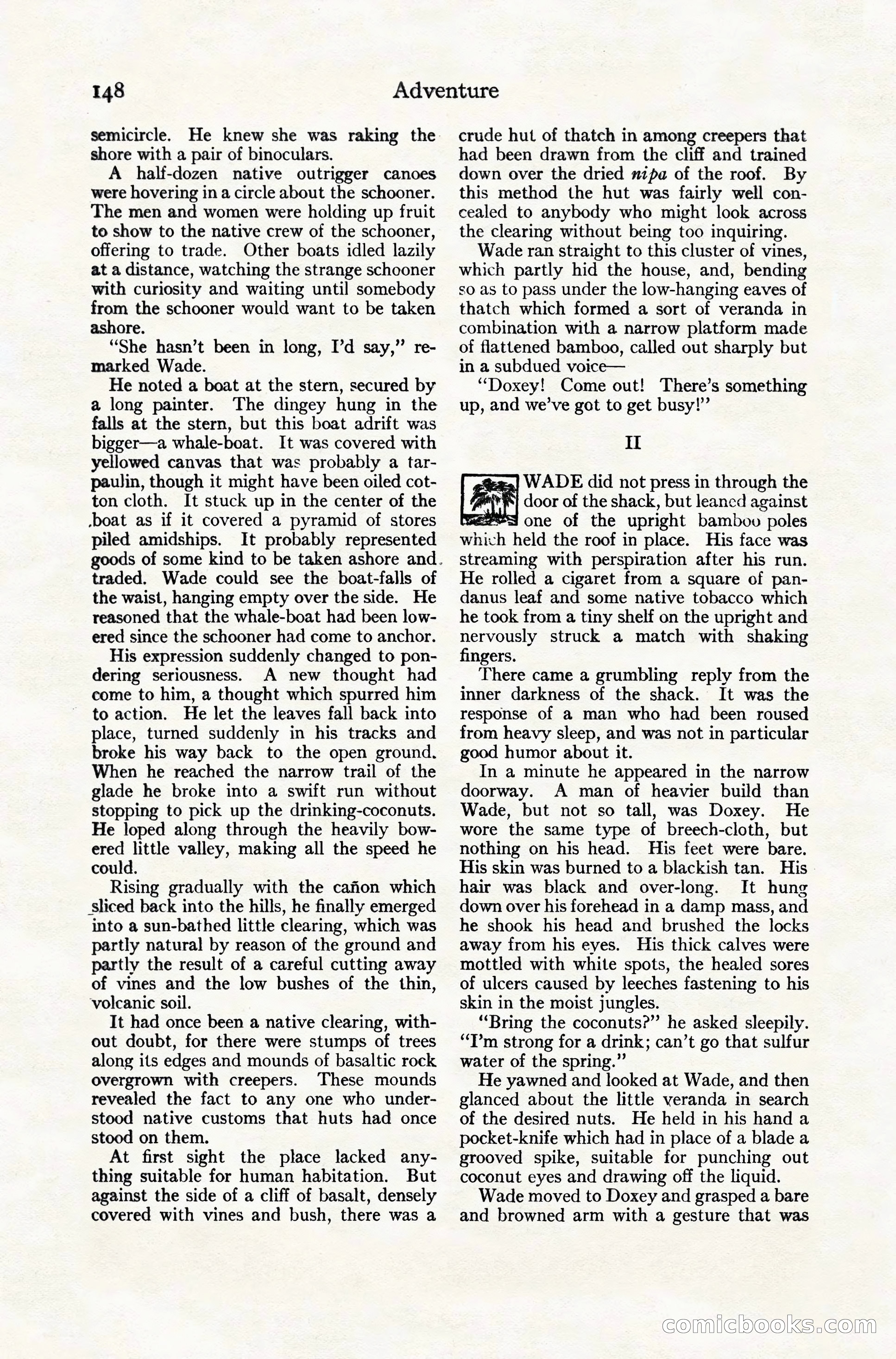 Adventure Magazine, December 10, 1924 — page 170 of 216