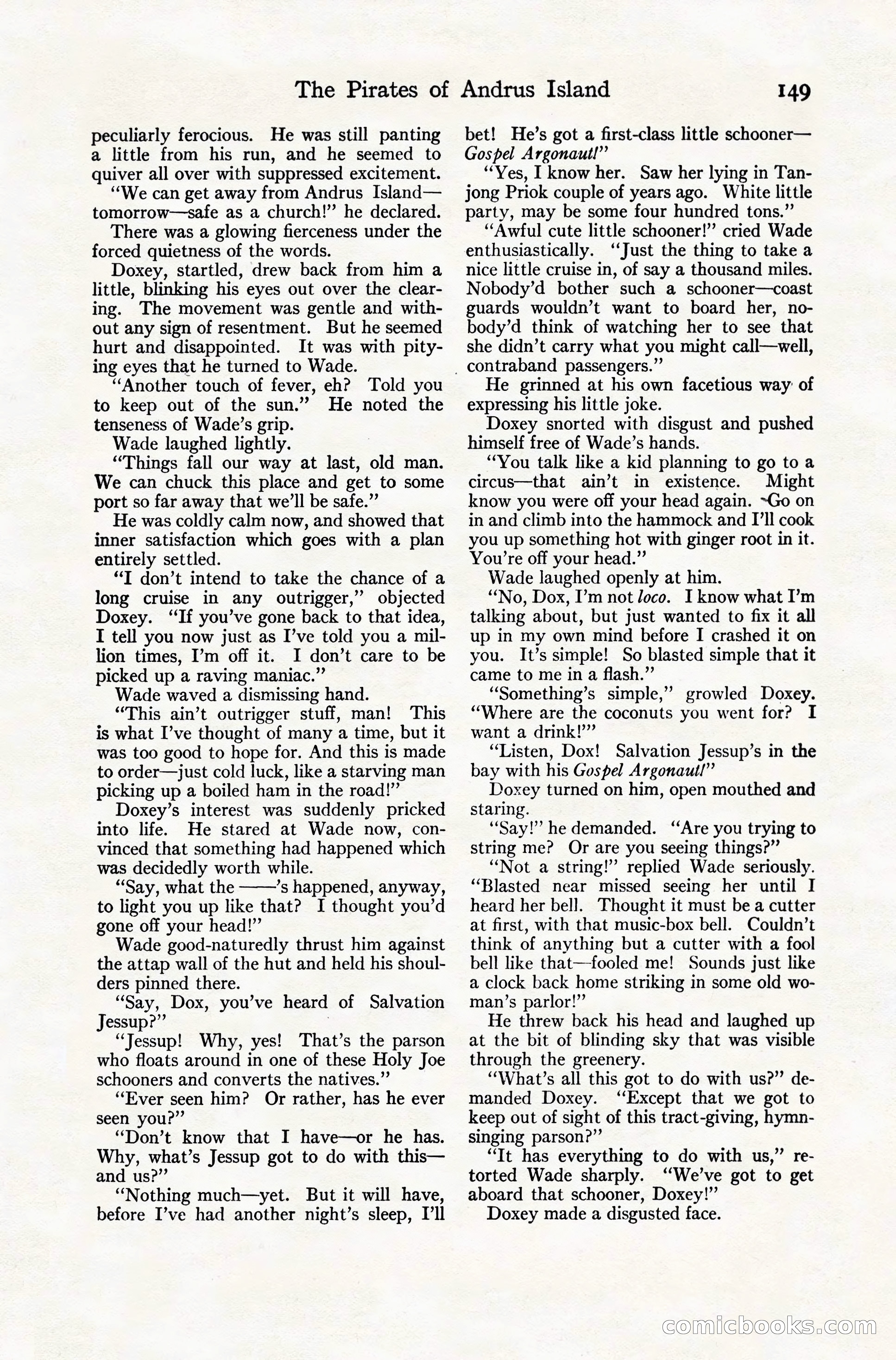 Adventure Magazine, December 10, 1924 — page 171 of 216